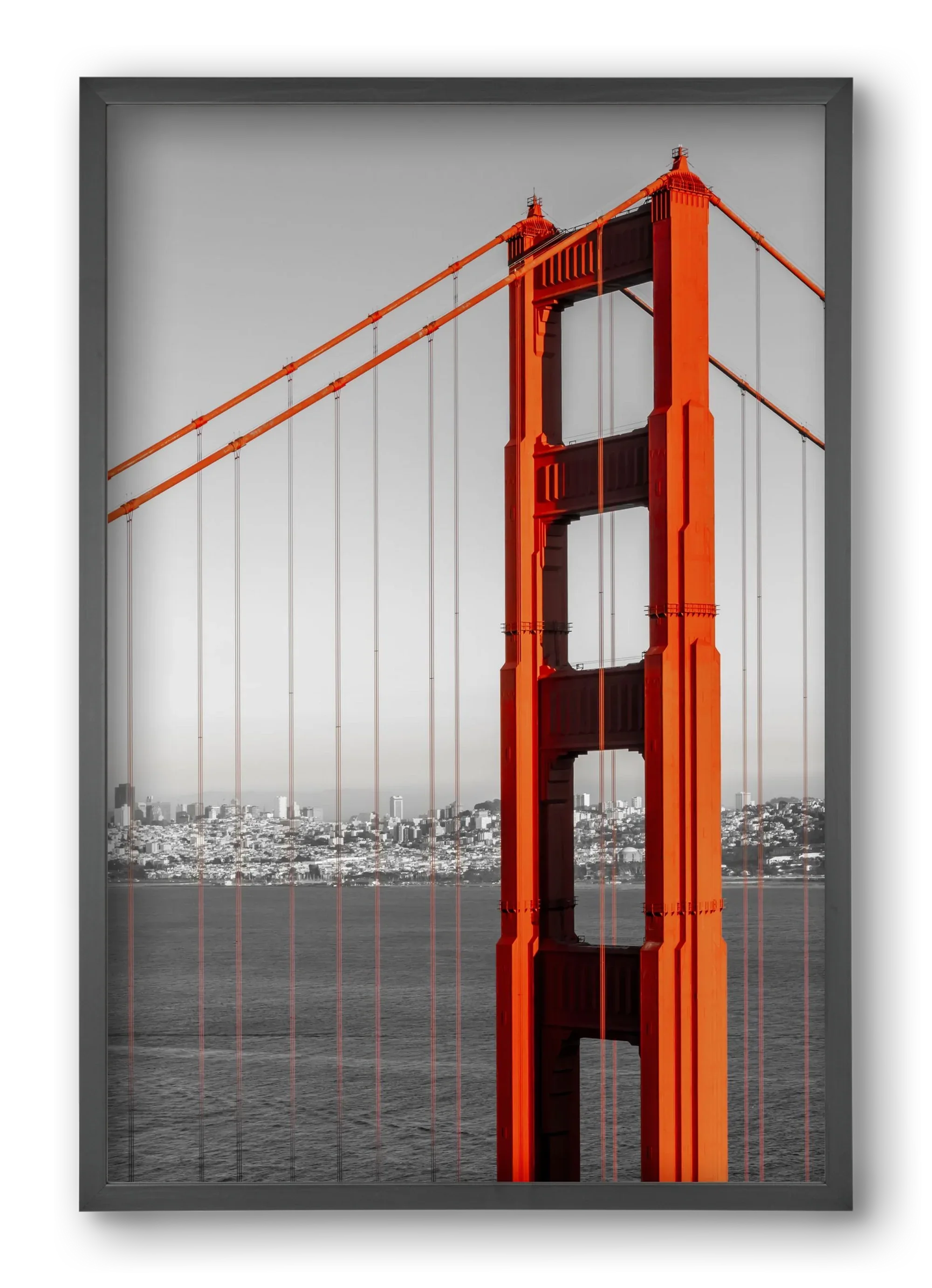 SAN FRANCISCO Golden Gate Bridge | color pop - artbridge