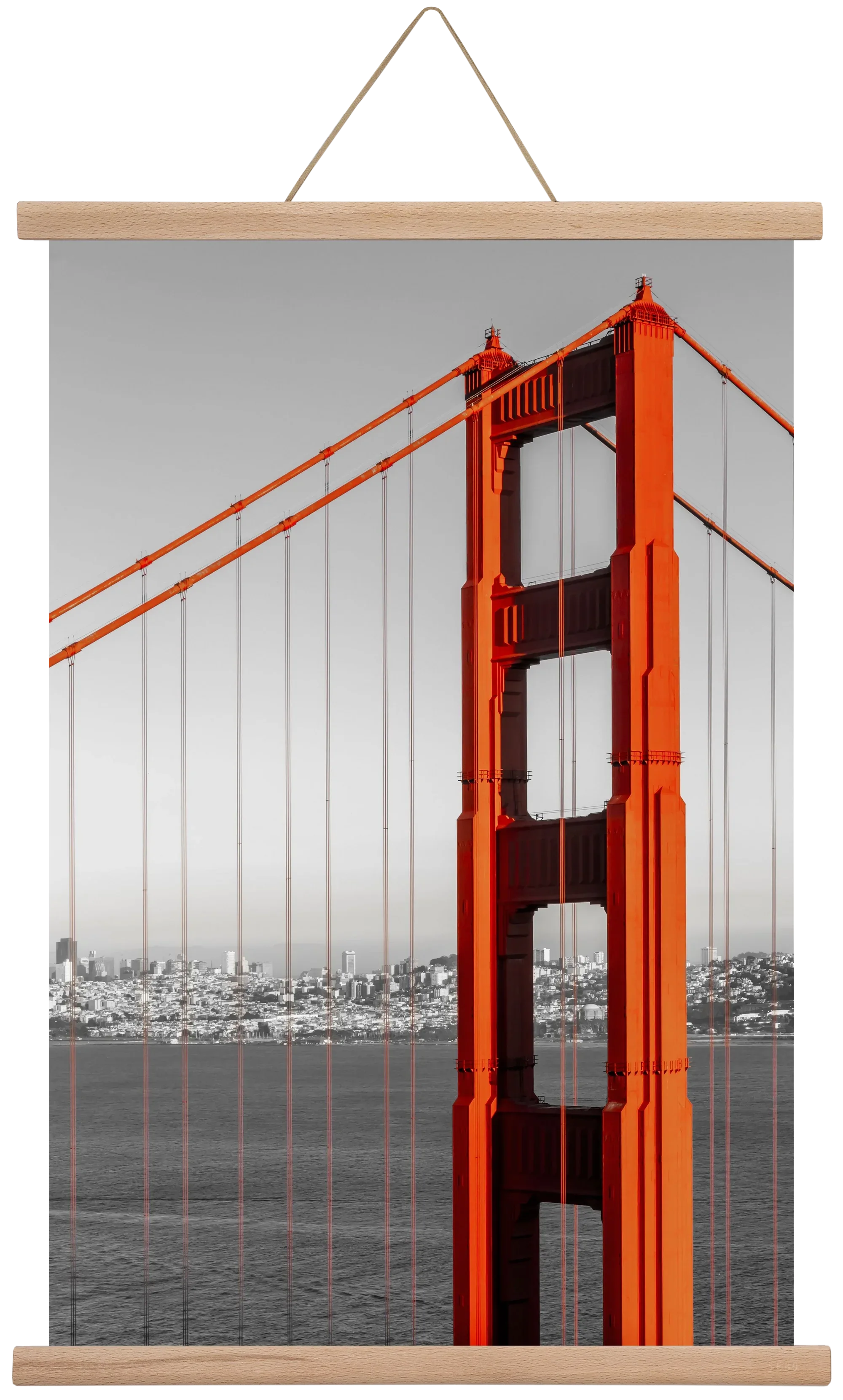 SAN FRANCISCO Golden Gate Bridge | color pop - artbridge
