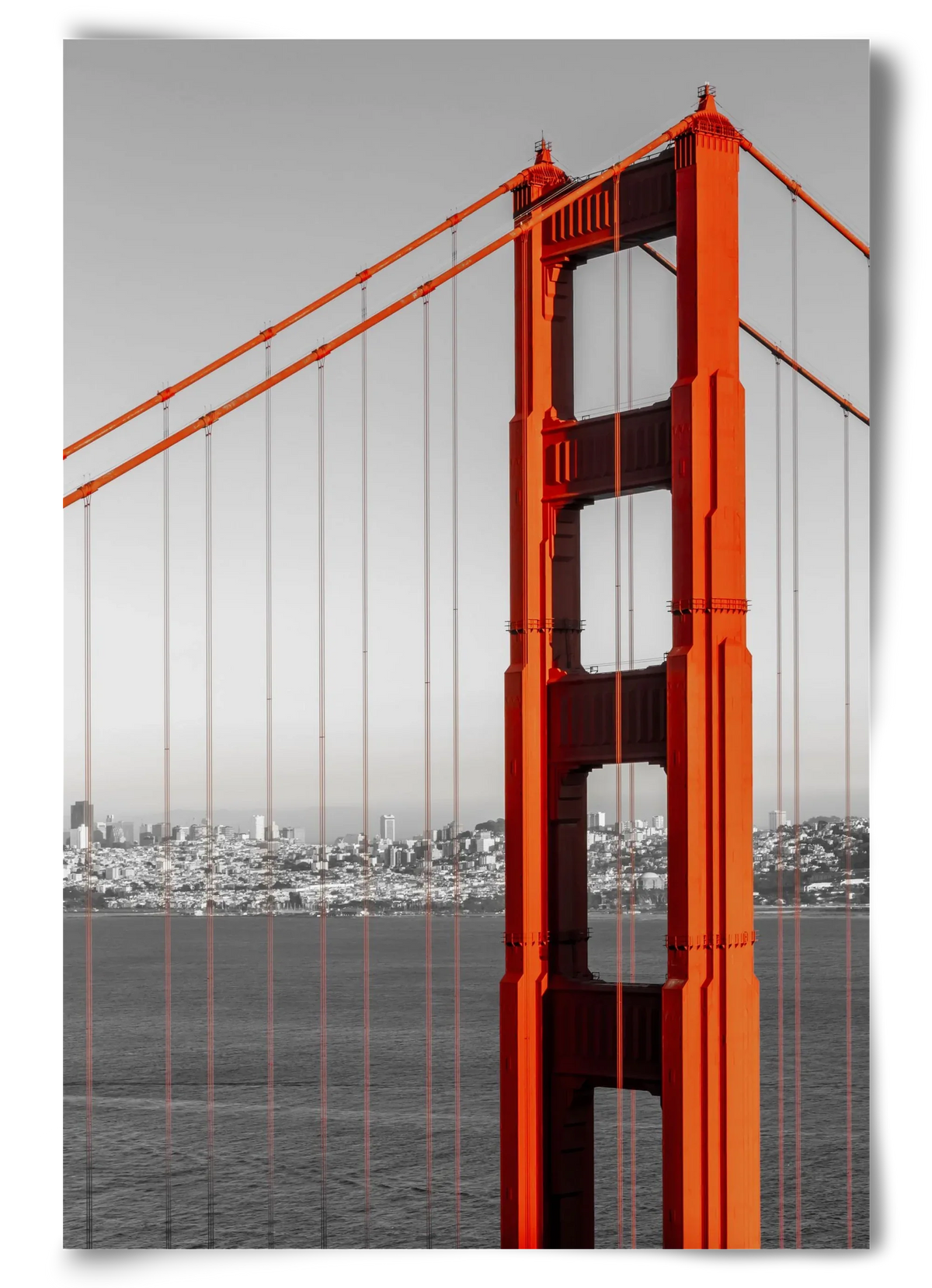 SAN FRANCISCO Golden Gate Bridge | color pop - artbridge