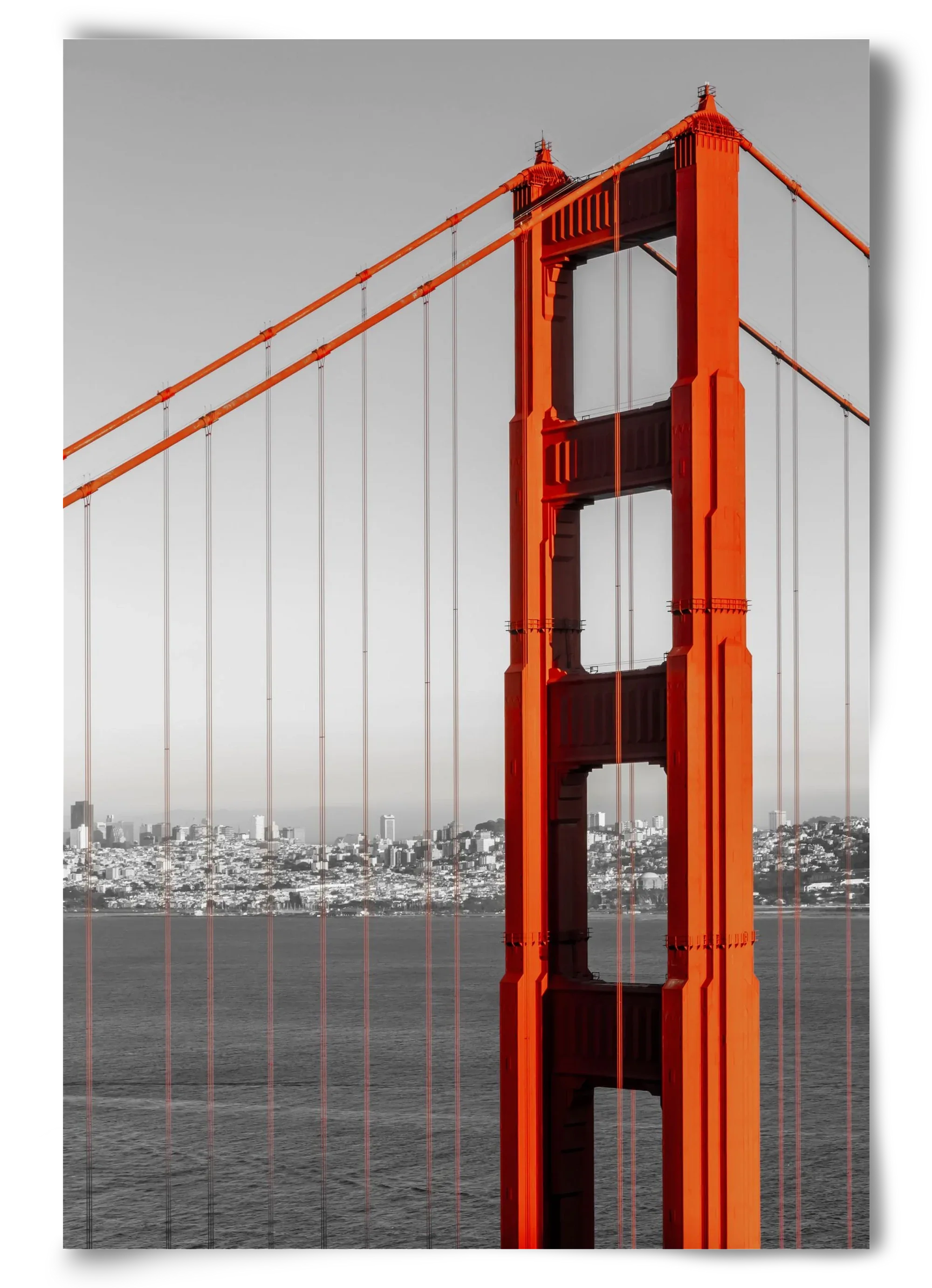 SAN FRANCISCO Golden Gate Bridge | color pop - artbridge