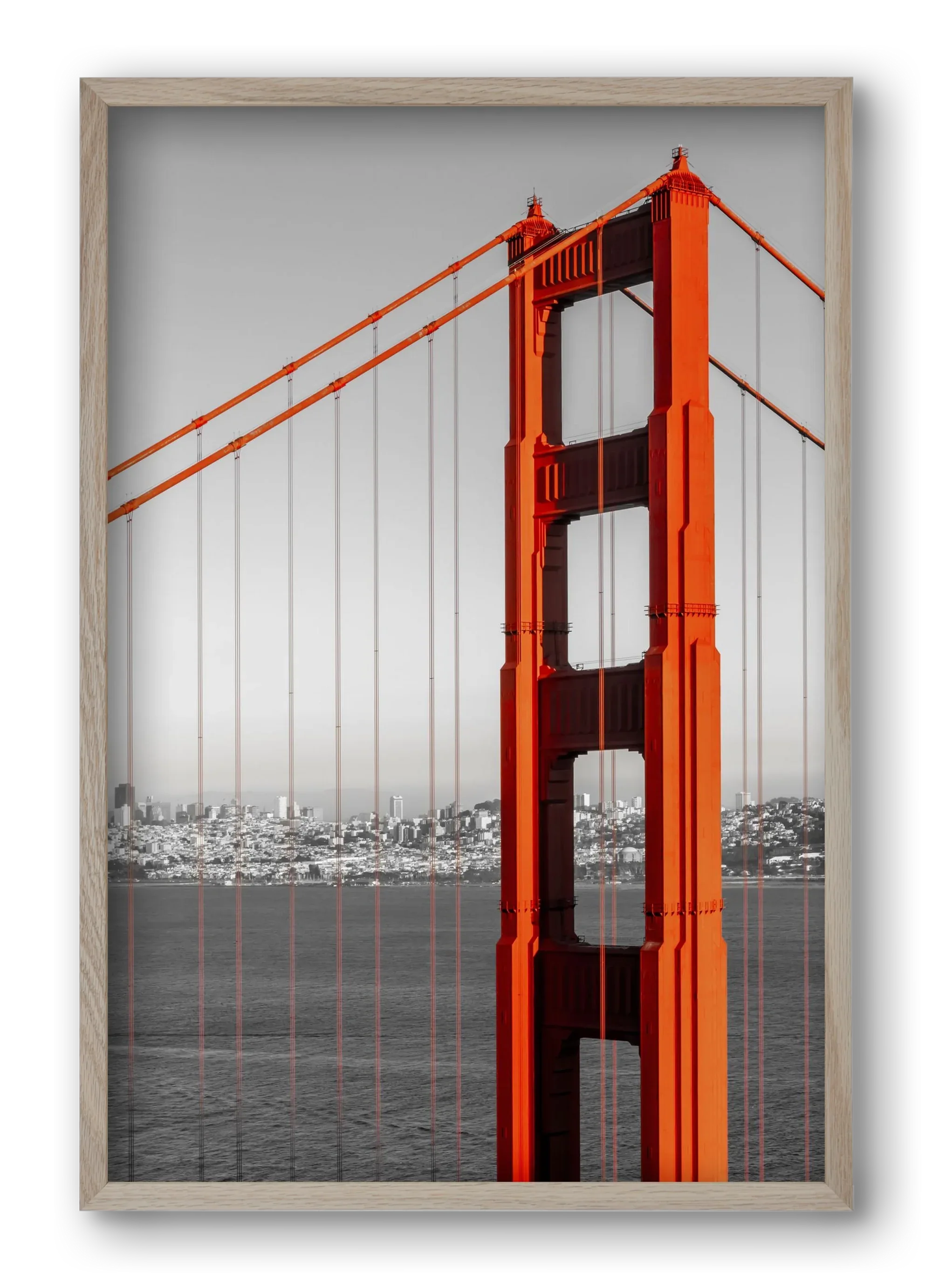 SAN FRANCISCO Golden Gate Bridge | color pop - artbridge