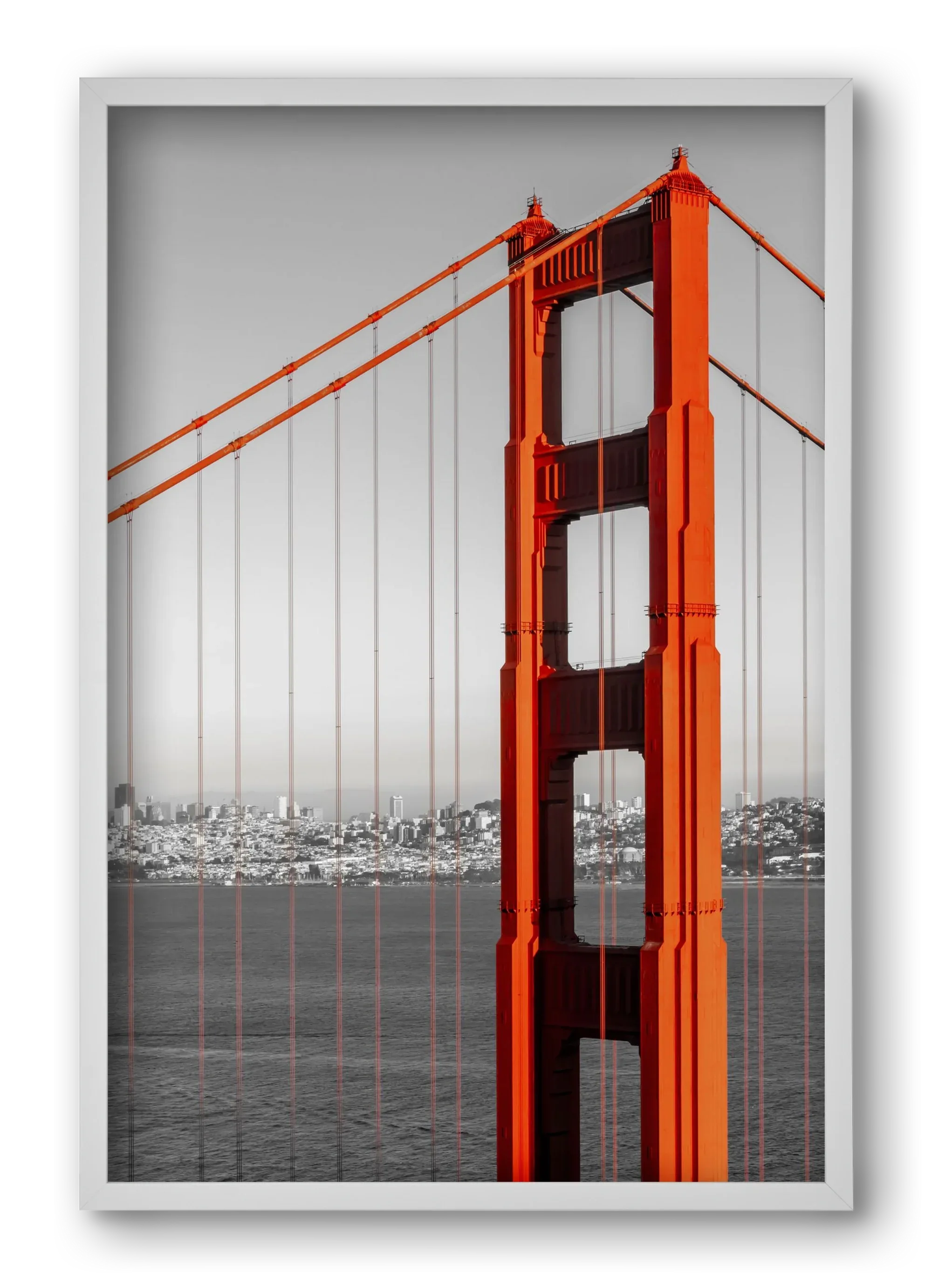 SAN FRANCISCO Golden Gate Bridge | color pop - artbridge