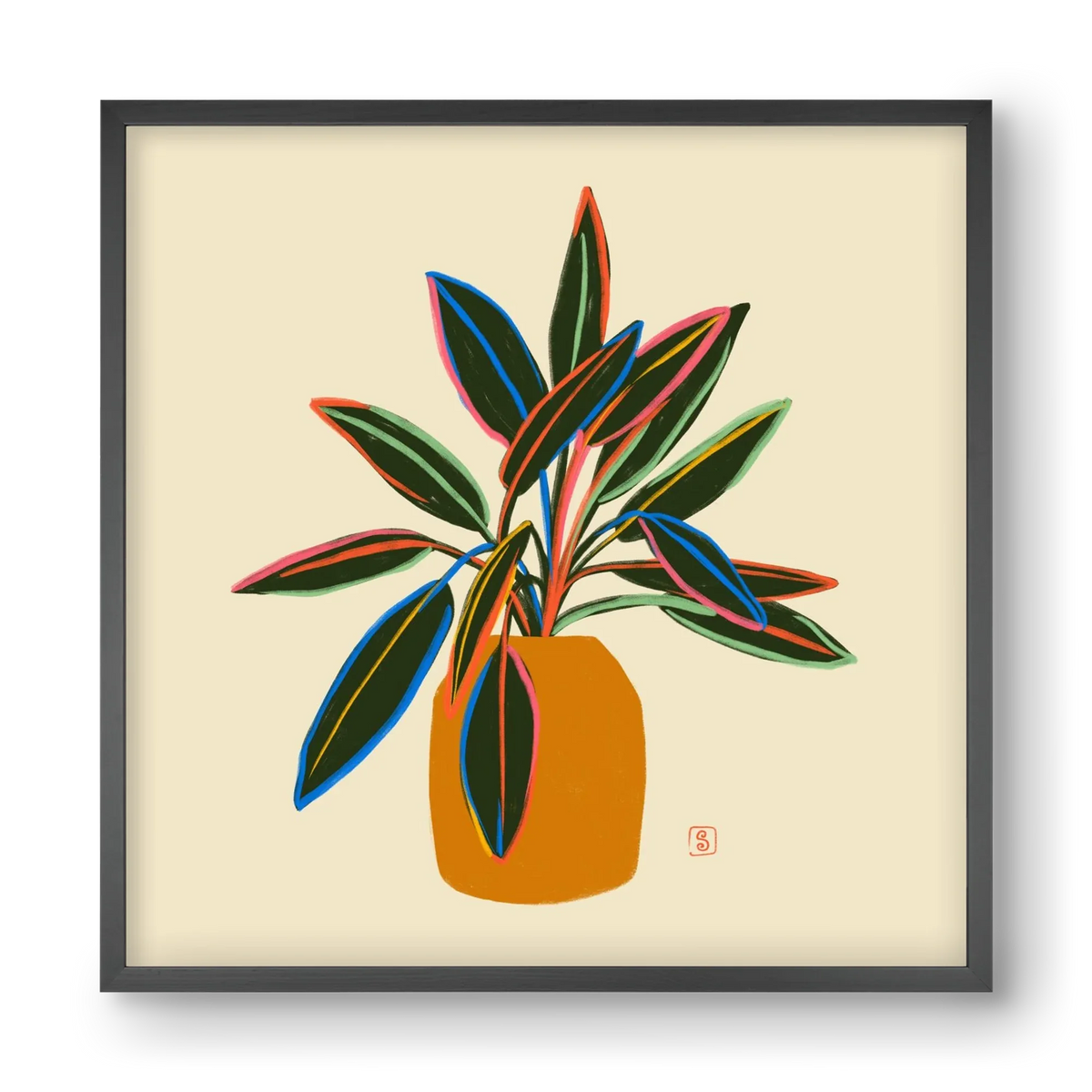 PLANT WITH COLOURFUL LEAVES - artbridge