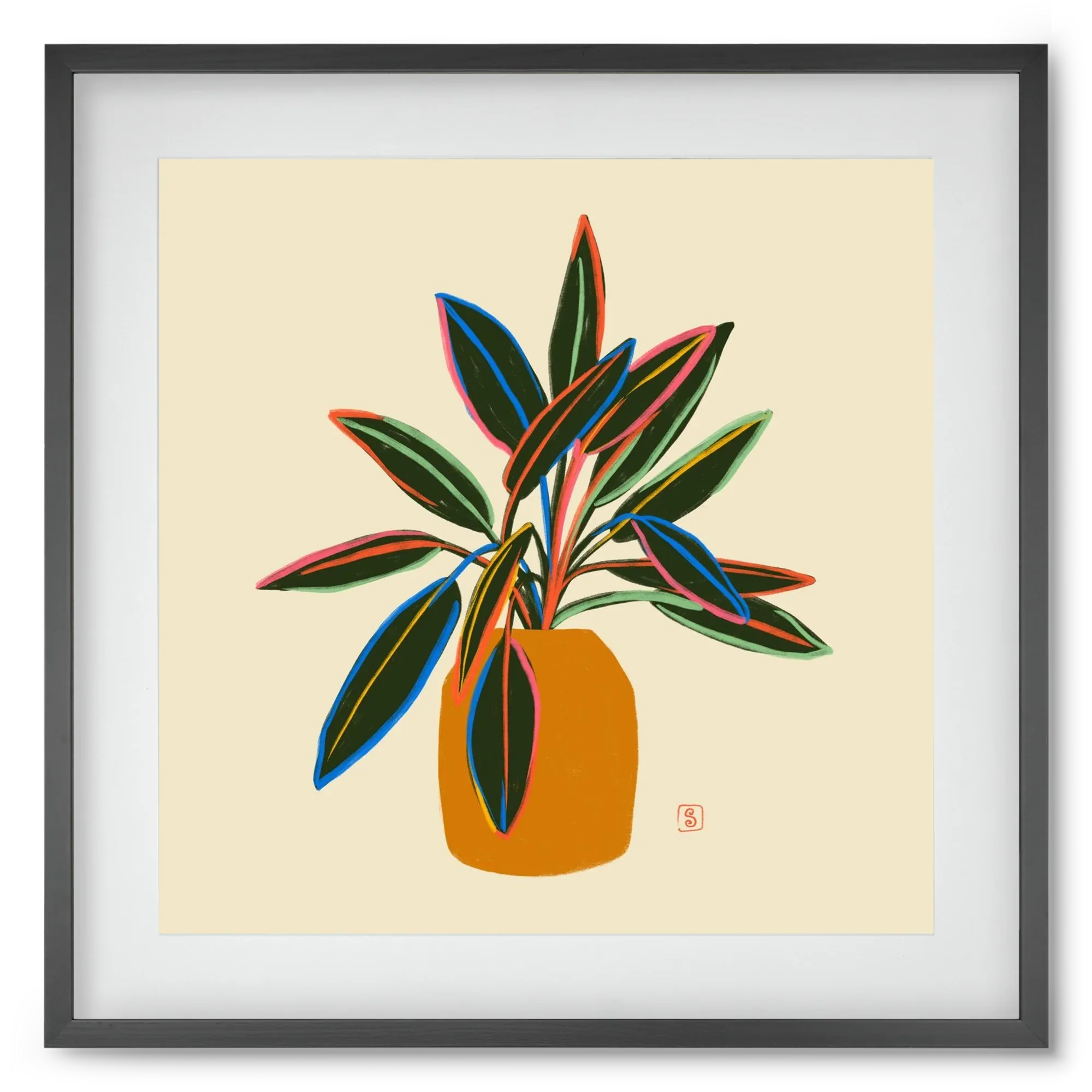 PLANT WITH COLOURFUL LEAVES - artbridge