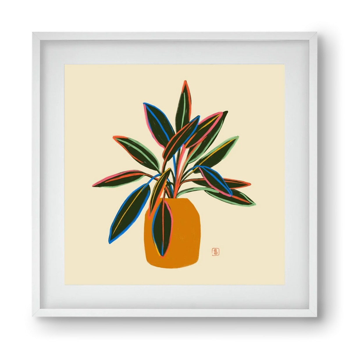 PLANT WITH COLOURFUL LEAVES - artbridge