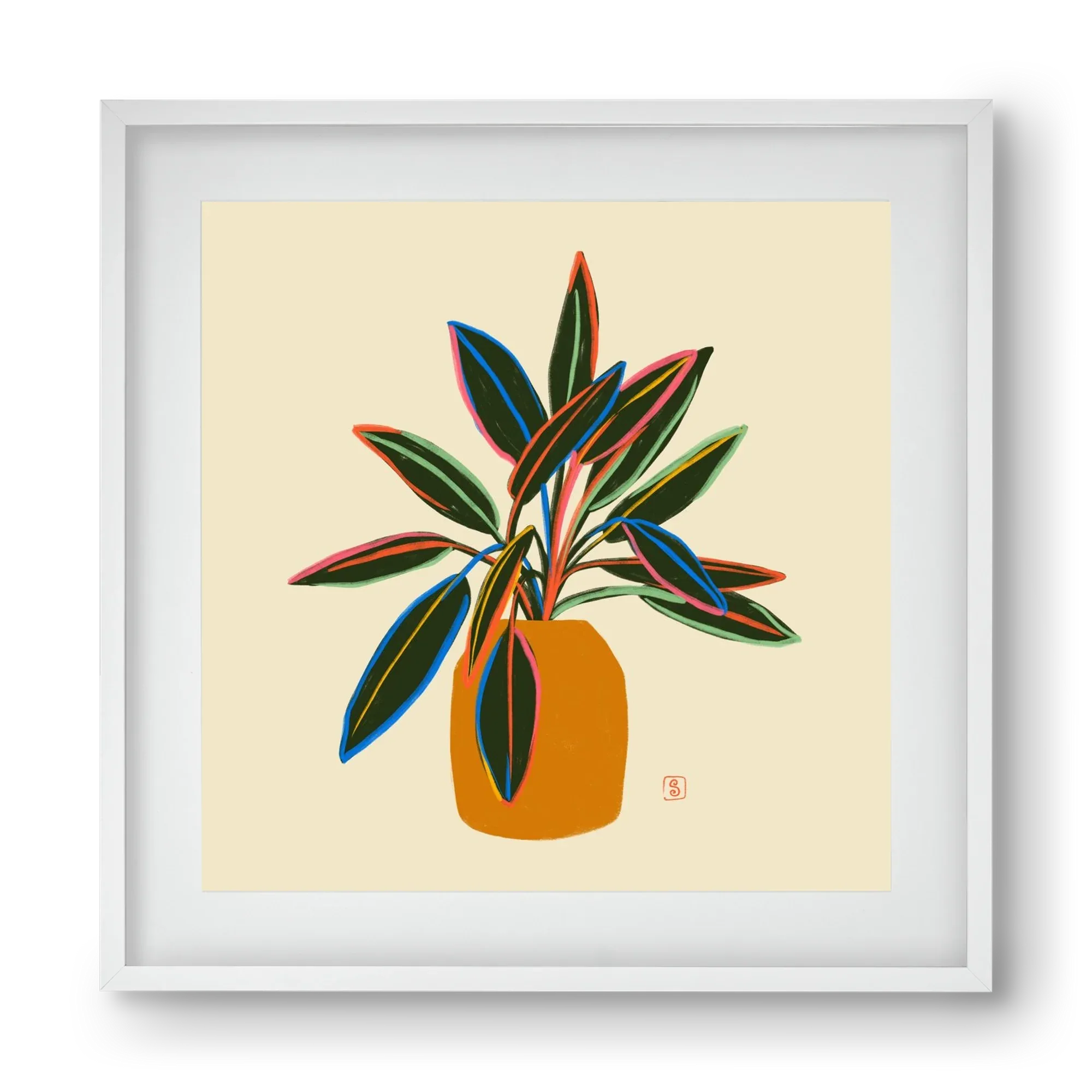PLANT WITH COLOURFUL LEAVES - artbridge