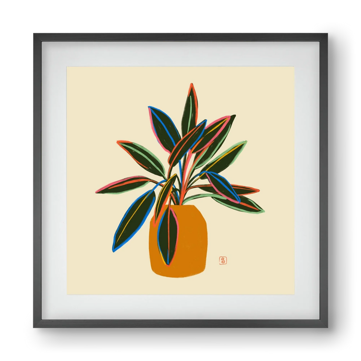PLANT WITH COLOURFUL LEAVES - artbridge