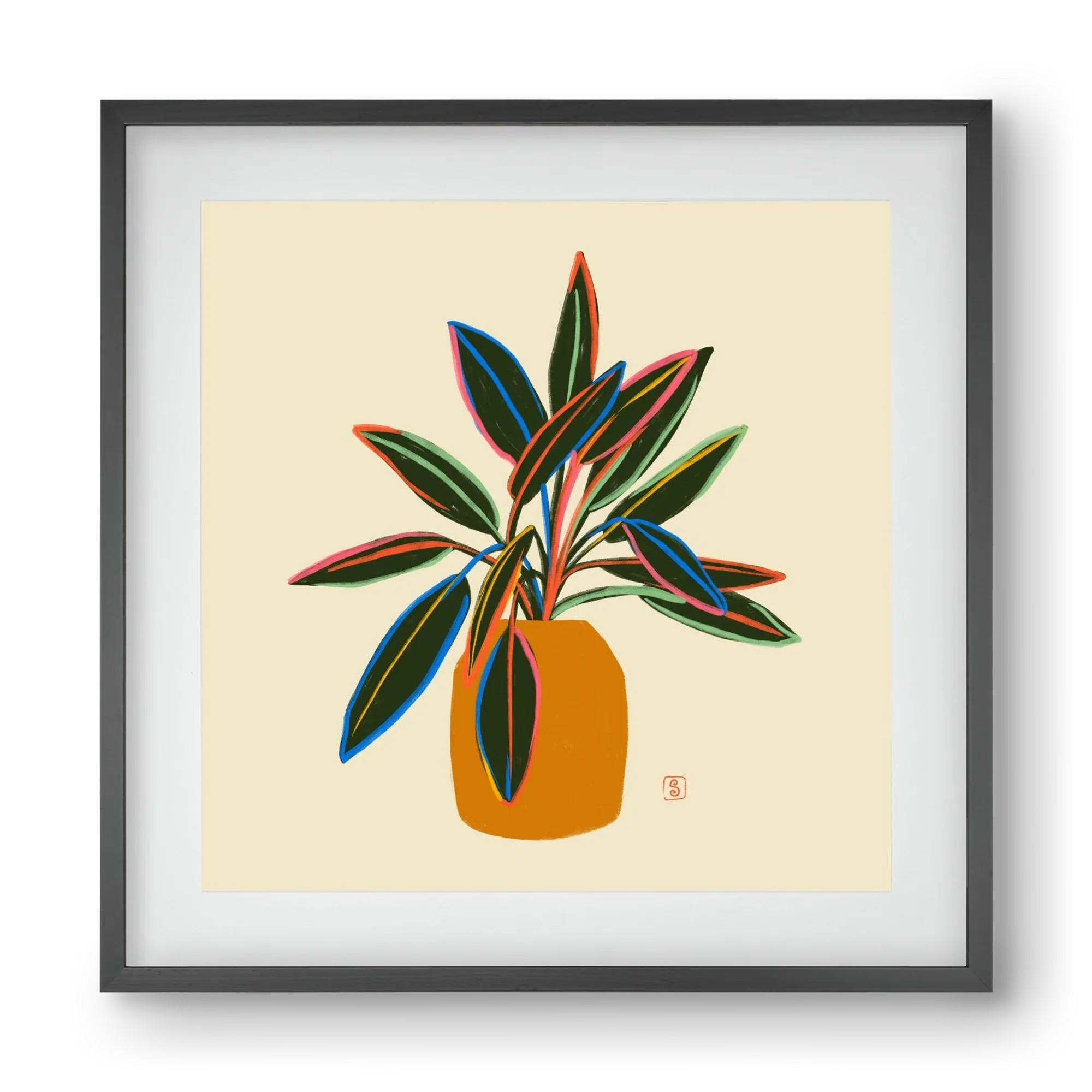 PLANT WITH COLOURFUL LEAVES - artbridge