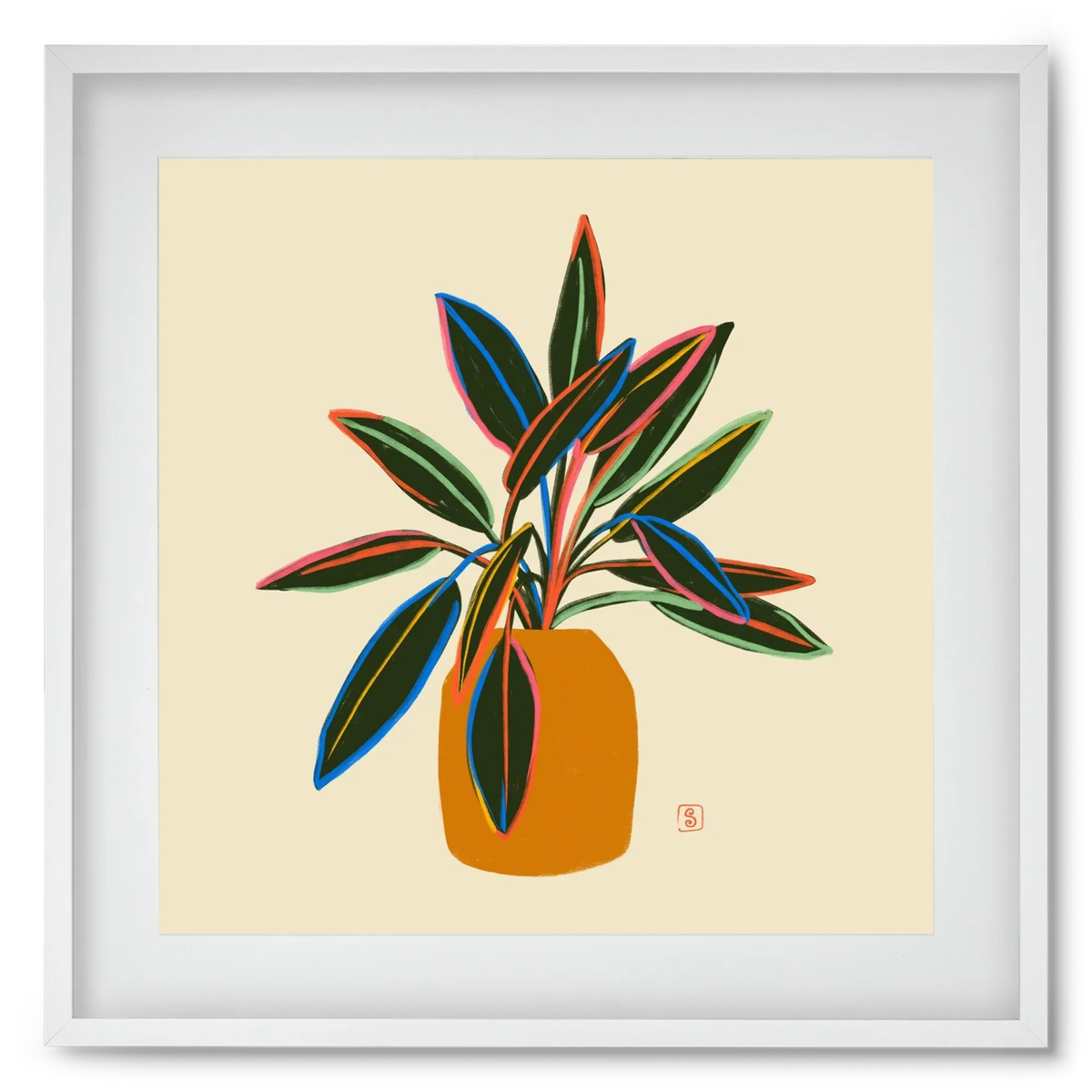 PLANT WITH COLOURFUL LEAVES - artbridge