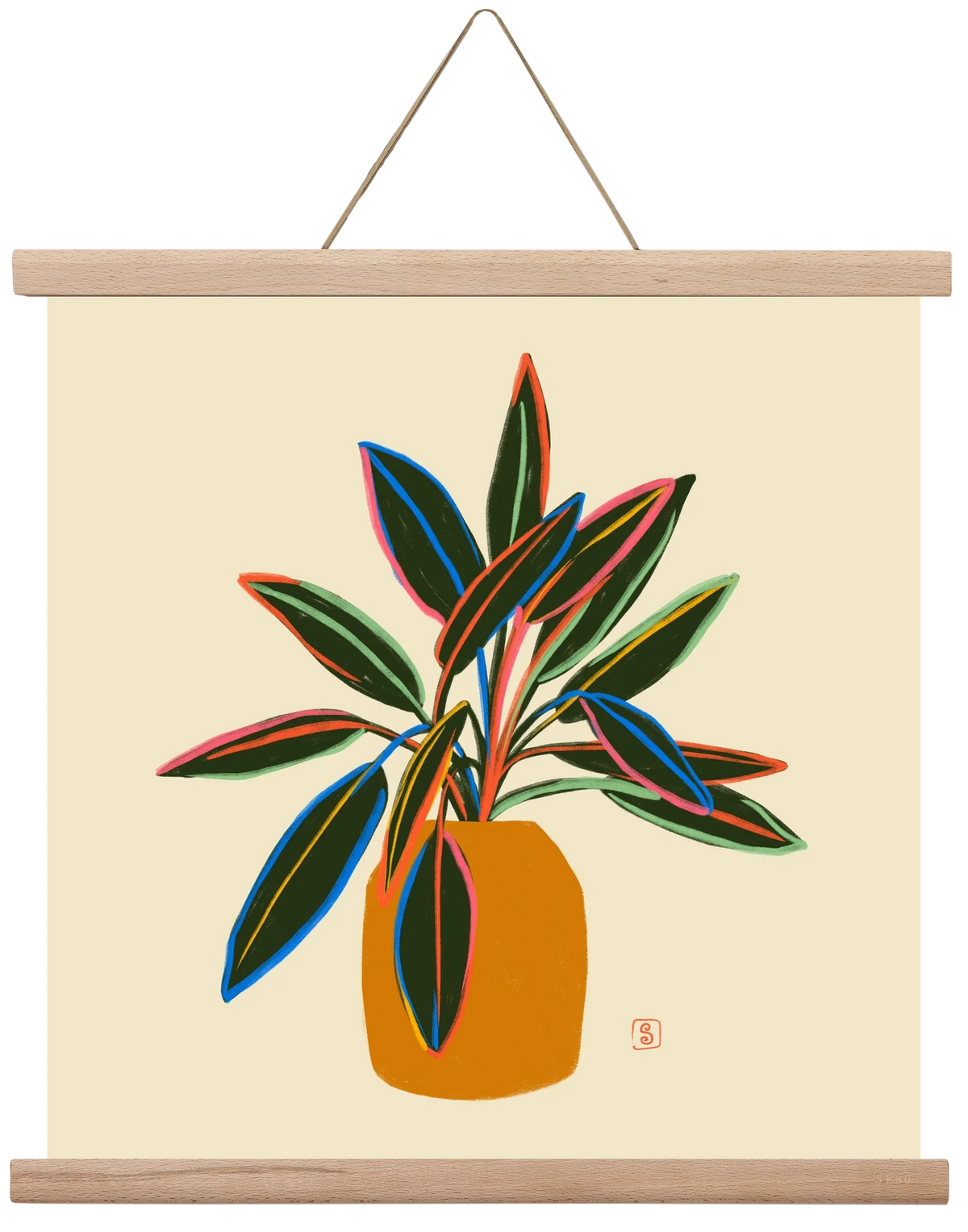 PLANT WITH COLOURFUL LEAVES - artbridge