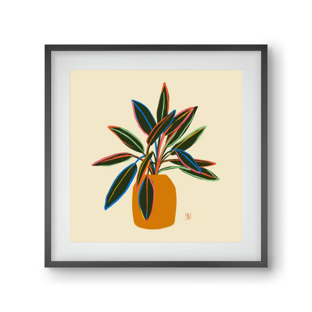 PLANT WITH COLOURFUL LEAVES - artbridge