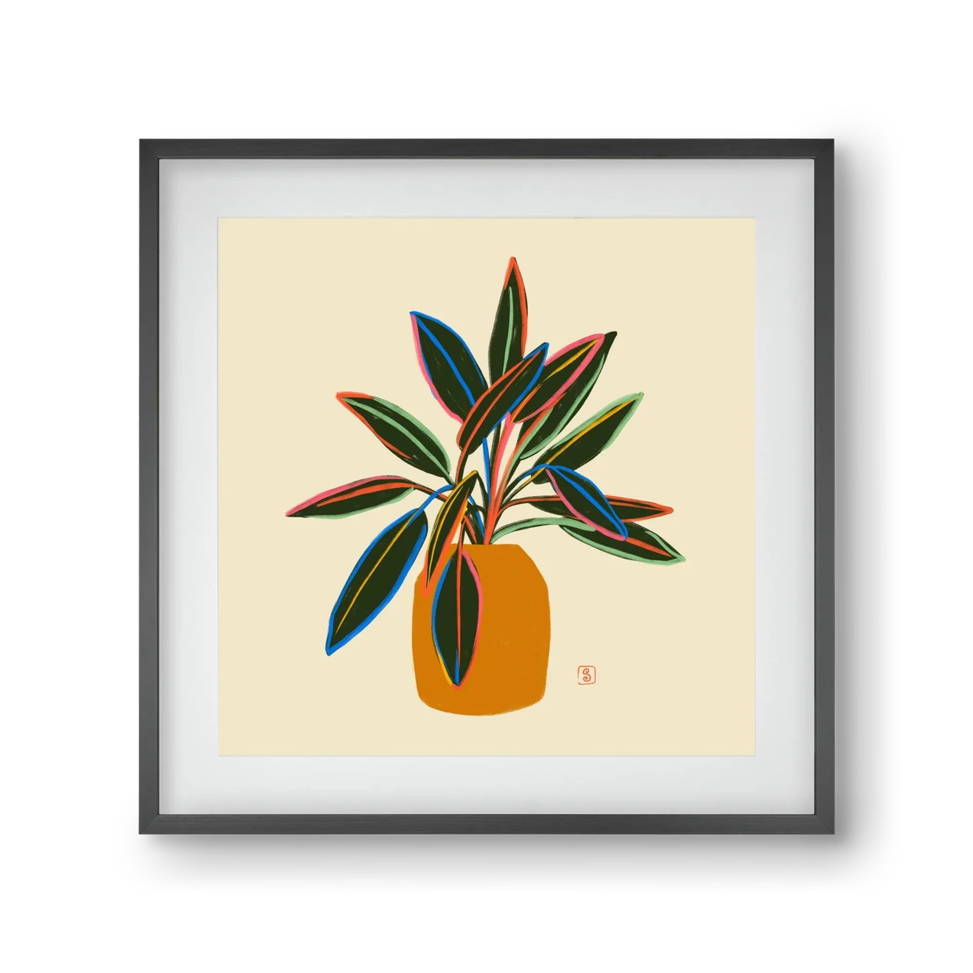 PLANT WITH COLOURFUL LEAVES - artbridge