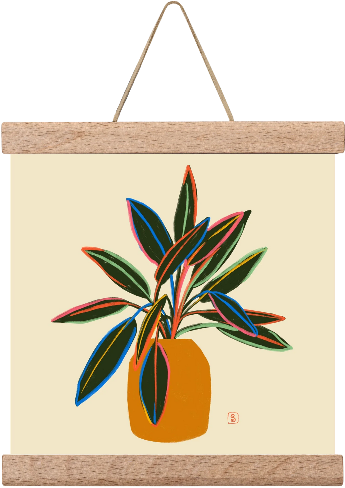 PLANT WITH COLOURFUL LEAVES - artbridge