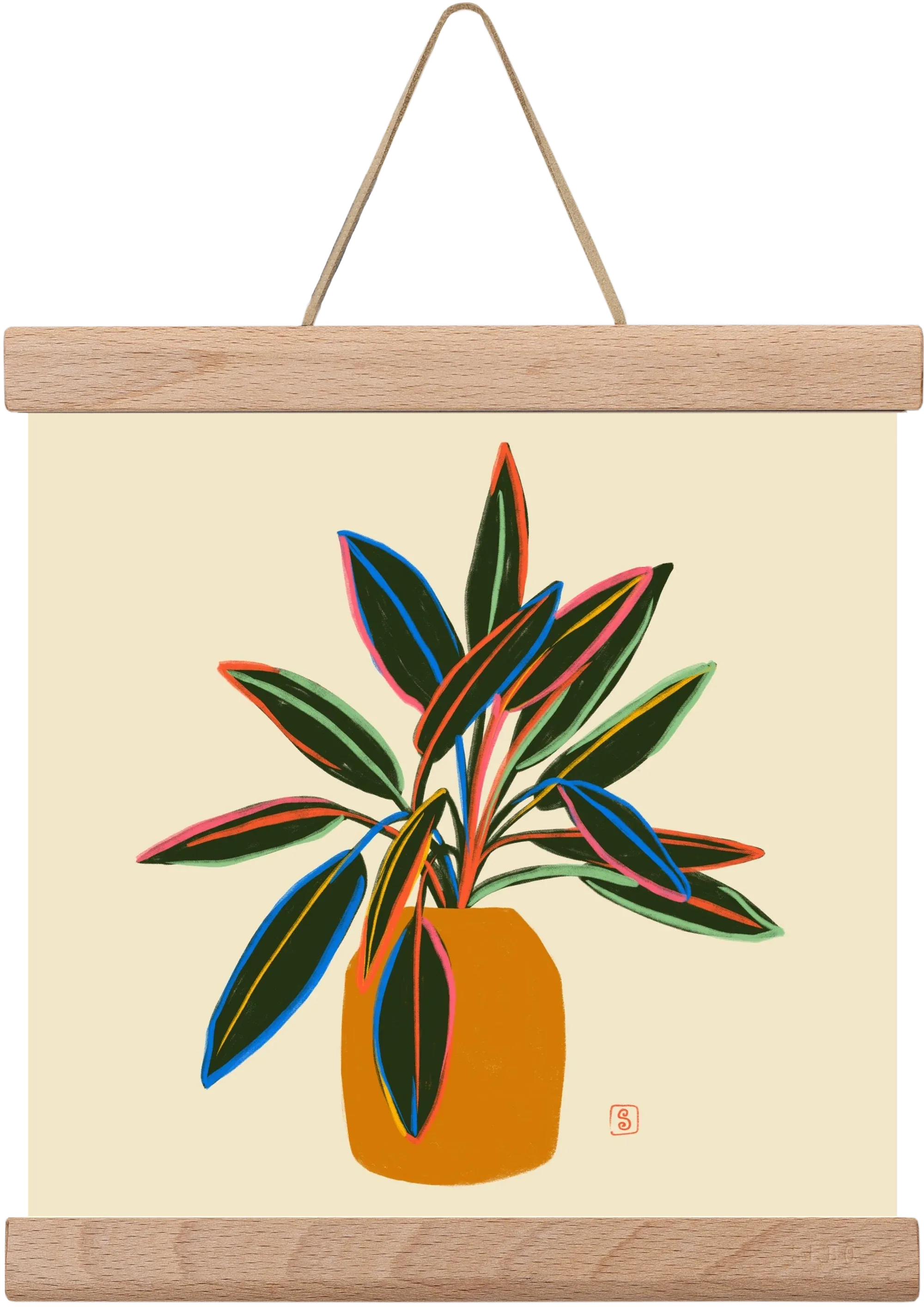 PLANT WITH COLOURFUL LEAVES - artbridge