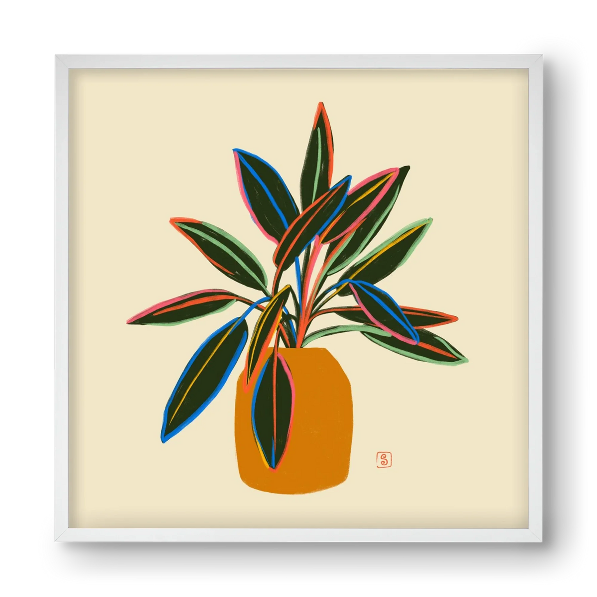 PLANT WITH COLOURFUL LEAVES - artbridge
