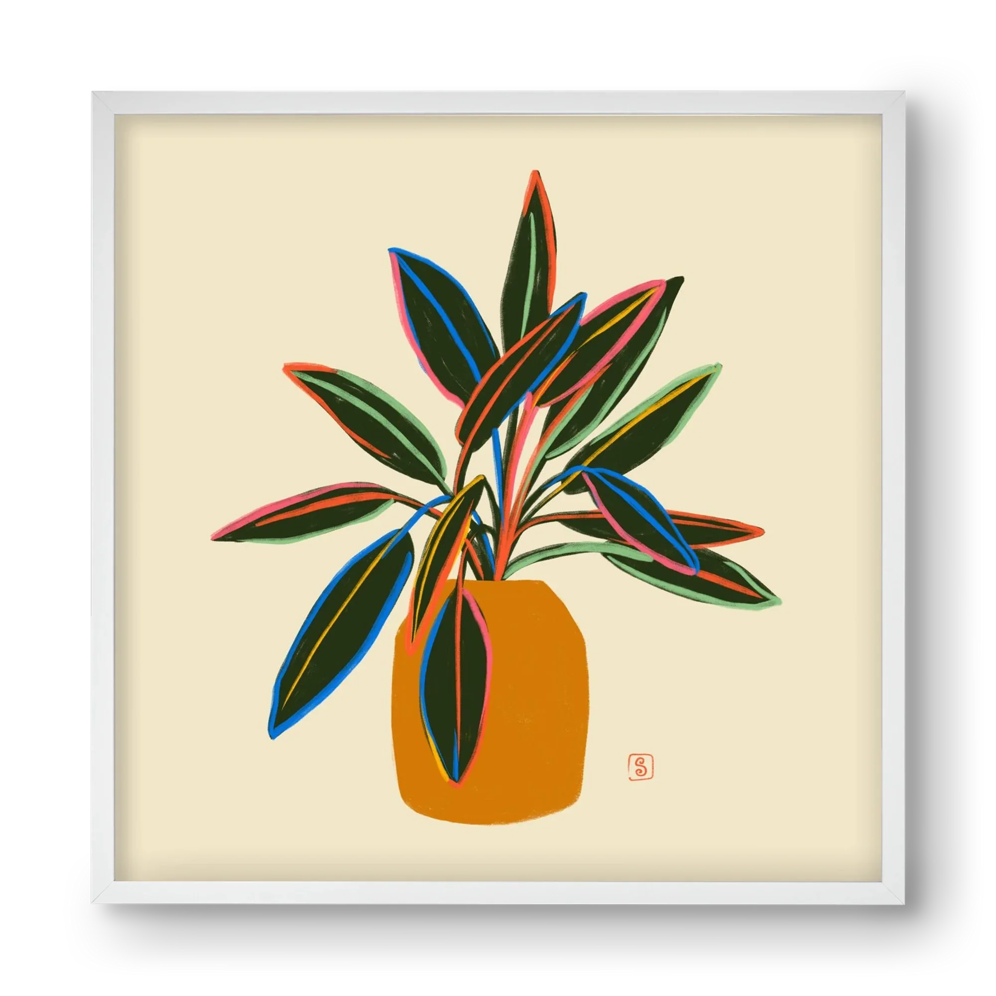 PLANT WITH COLOURFUL LEAVES - artbridge