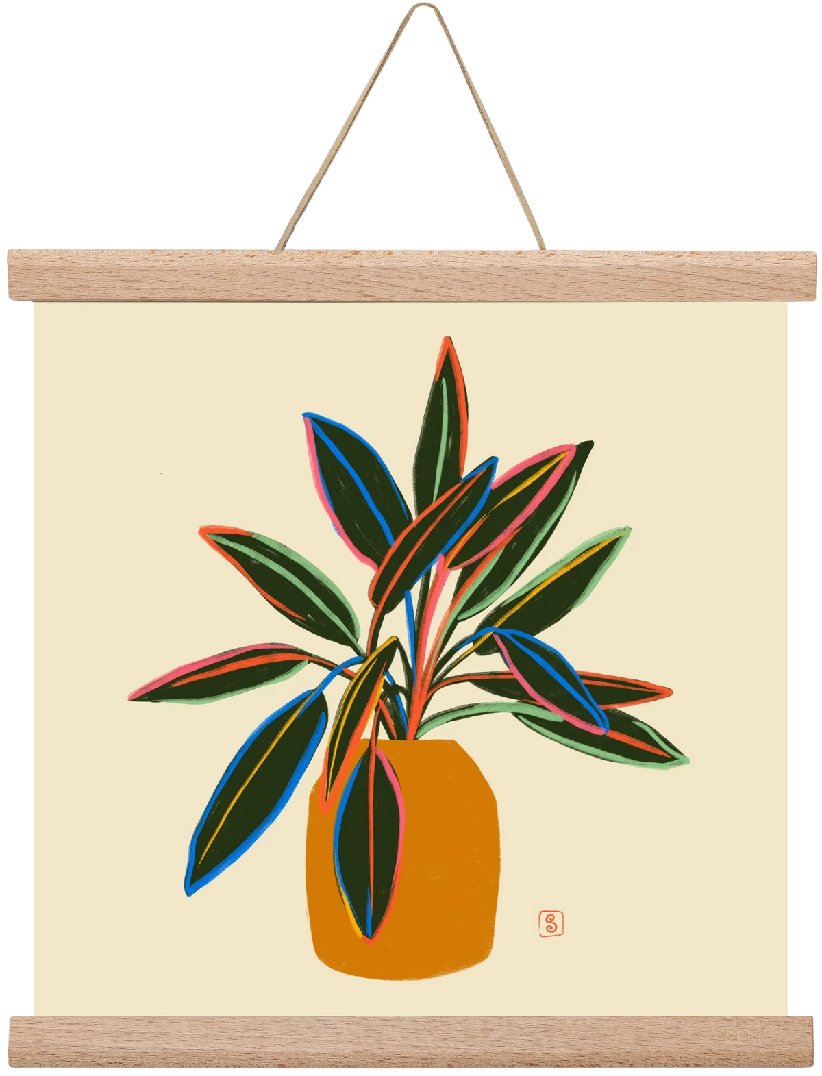 PLANT WITH COLOURFUL LEAVES - artbridge