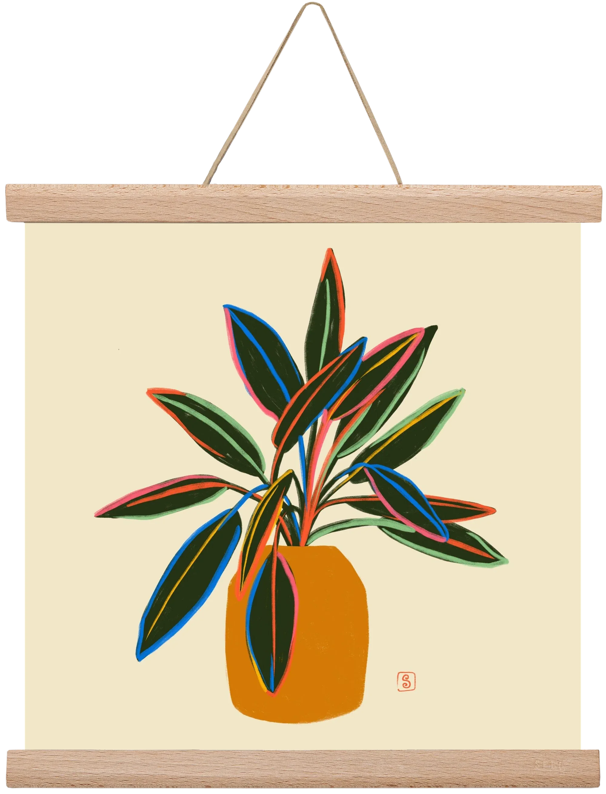 PLANT WITH COLOURFUL LEAVES - artbridge