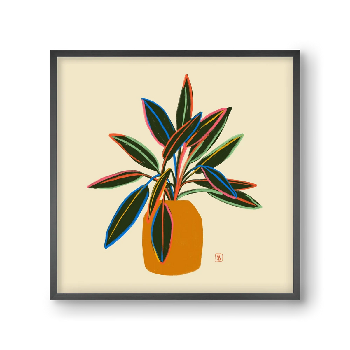 PLANT WITH COLOURFUL LEAVES - artbridge