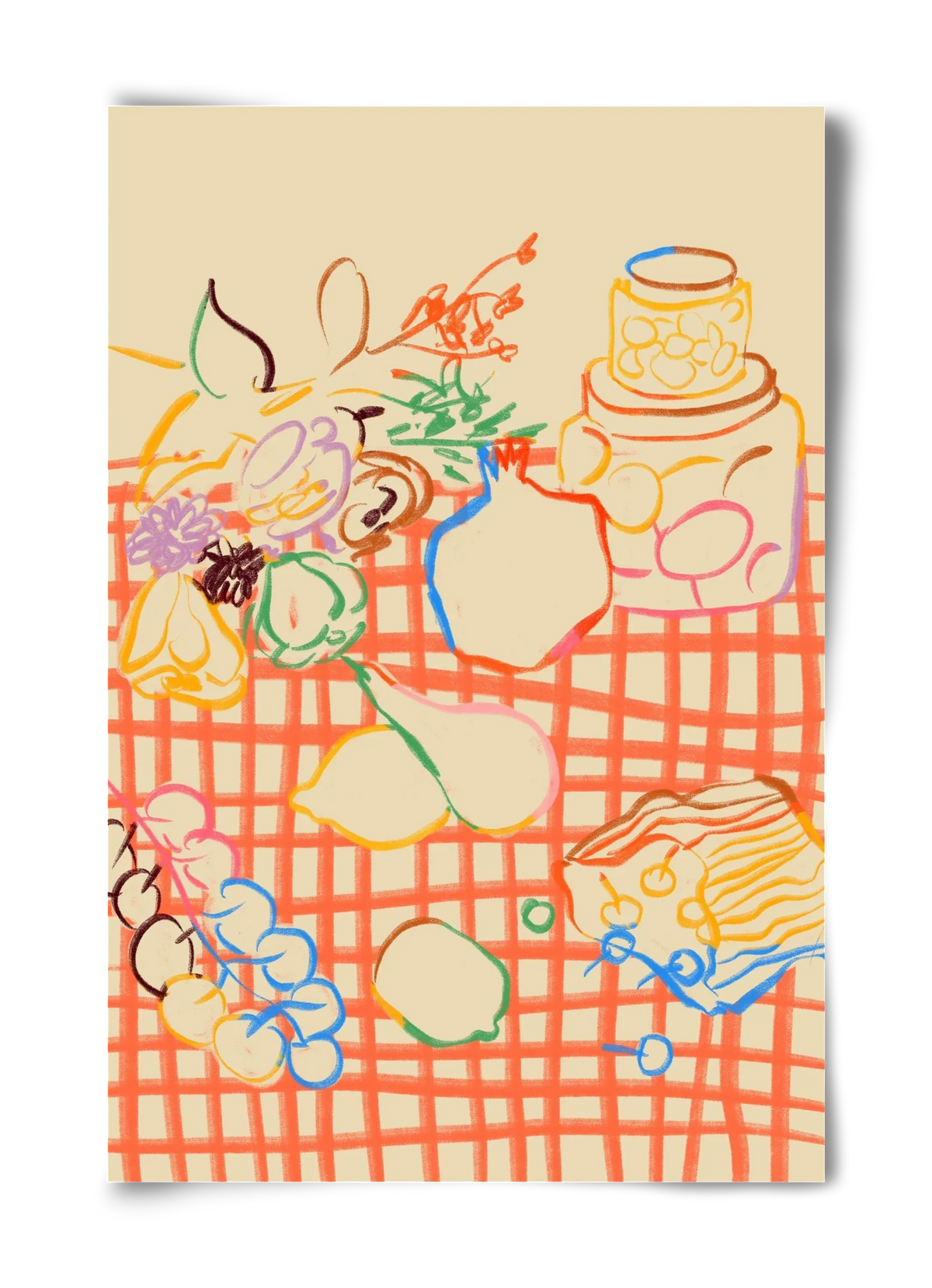 SUMMER FRUIT STILL LIFE - artbridge