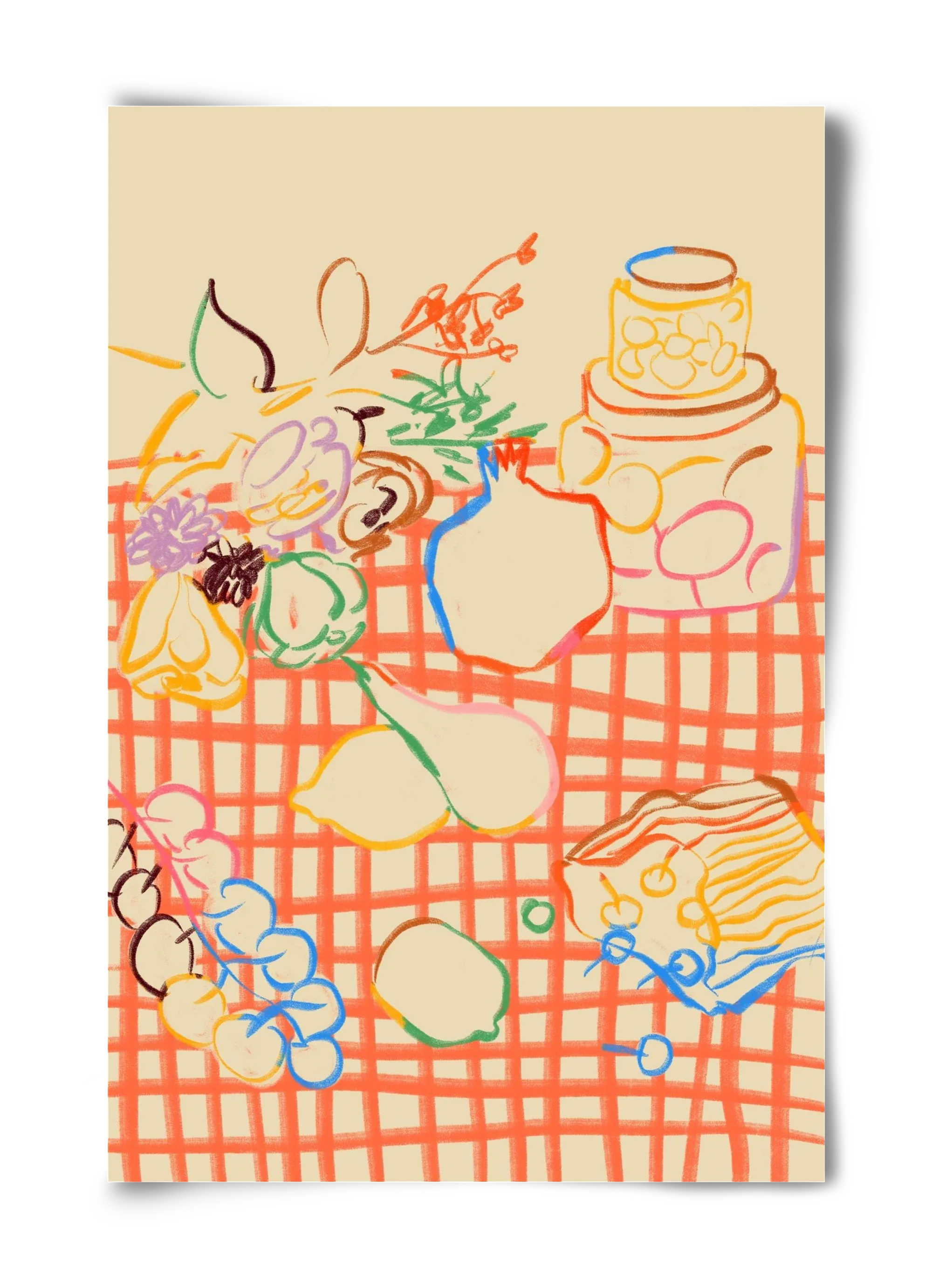 SUMMER FRUIT STILL LIFE - artbridge