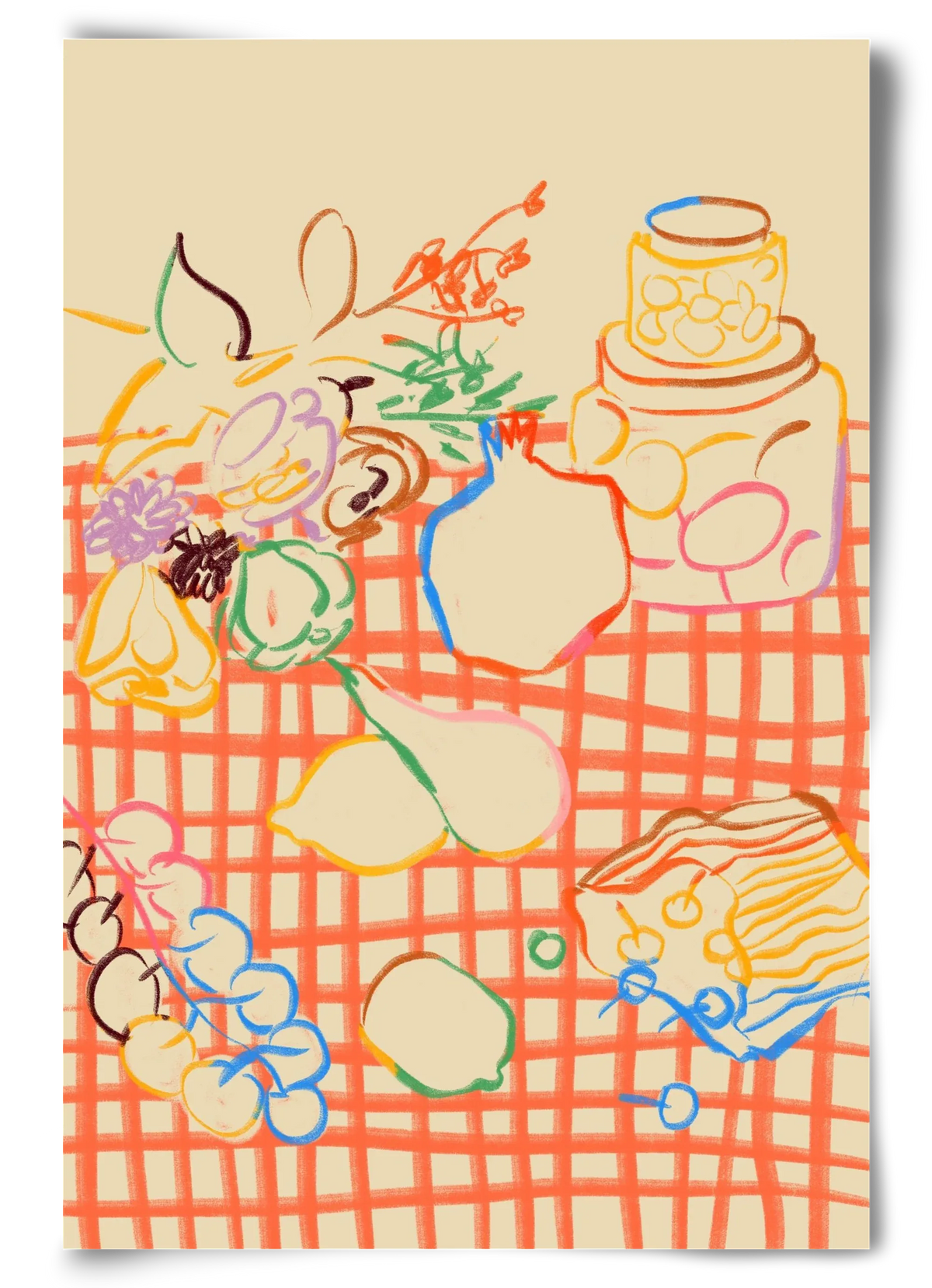 SUMMER FRUIT STILL LIFE - artbridge