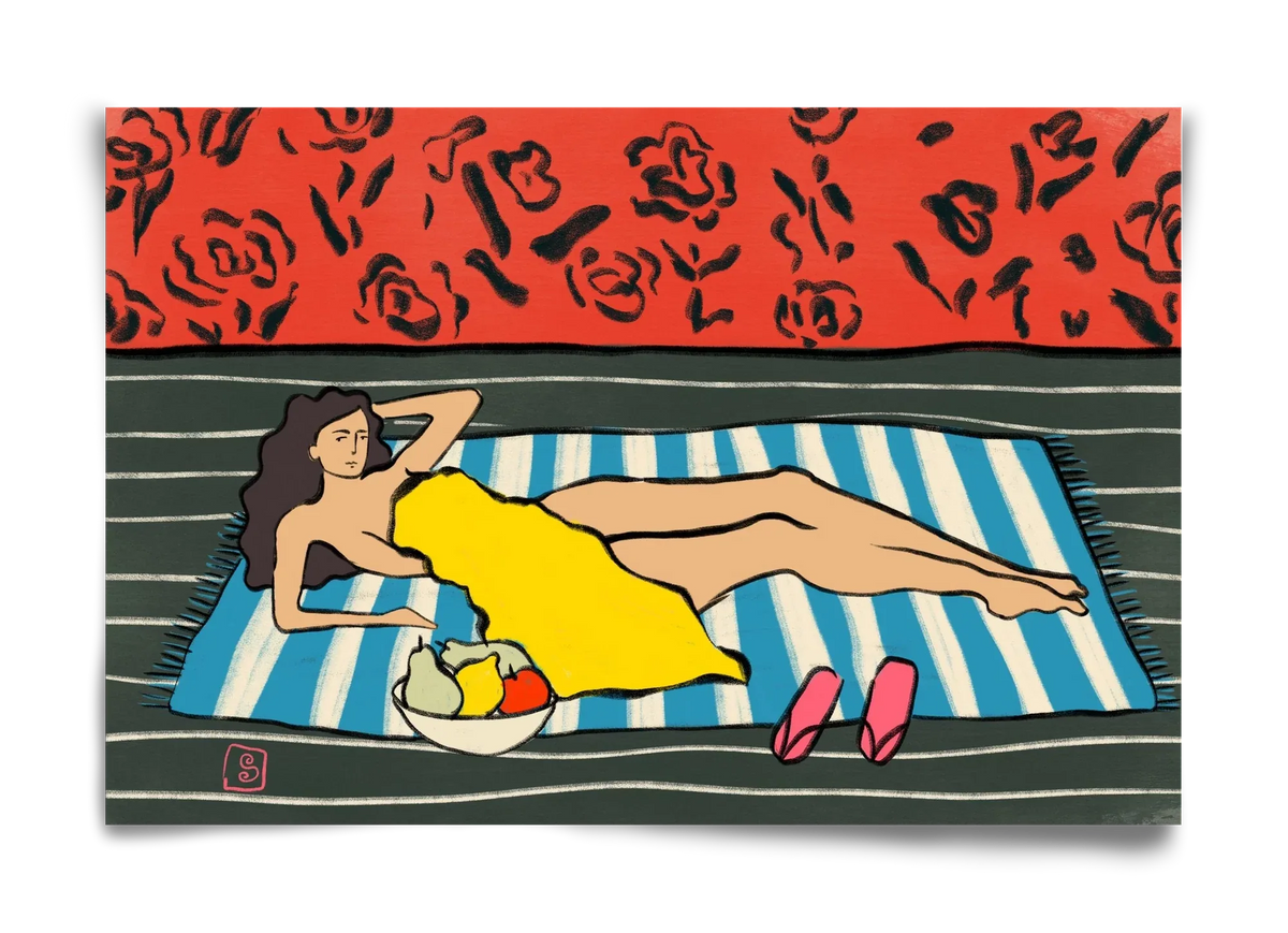 RESTING WOMAN - artbridge