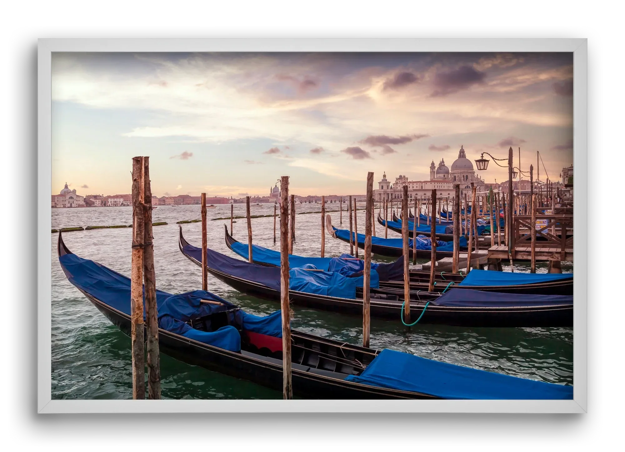 VENICE Gondolas & Santa Maria della Salute - artbridge