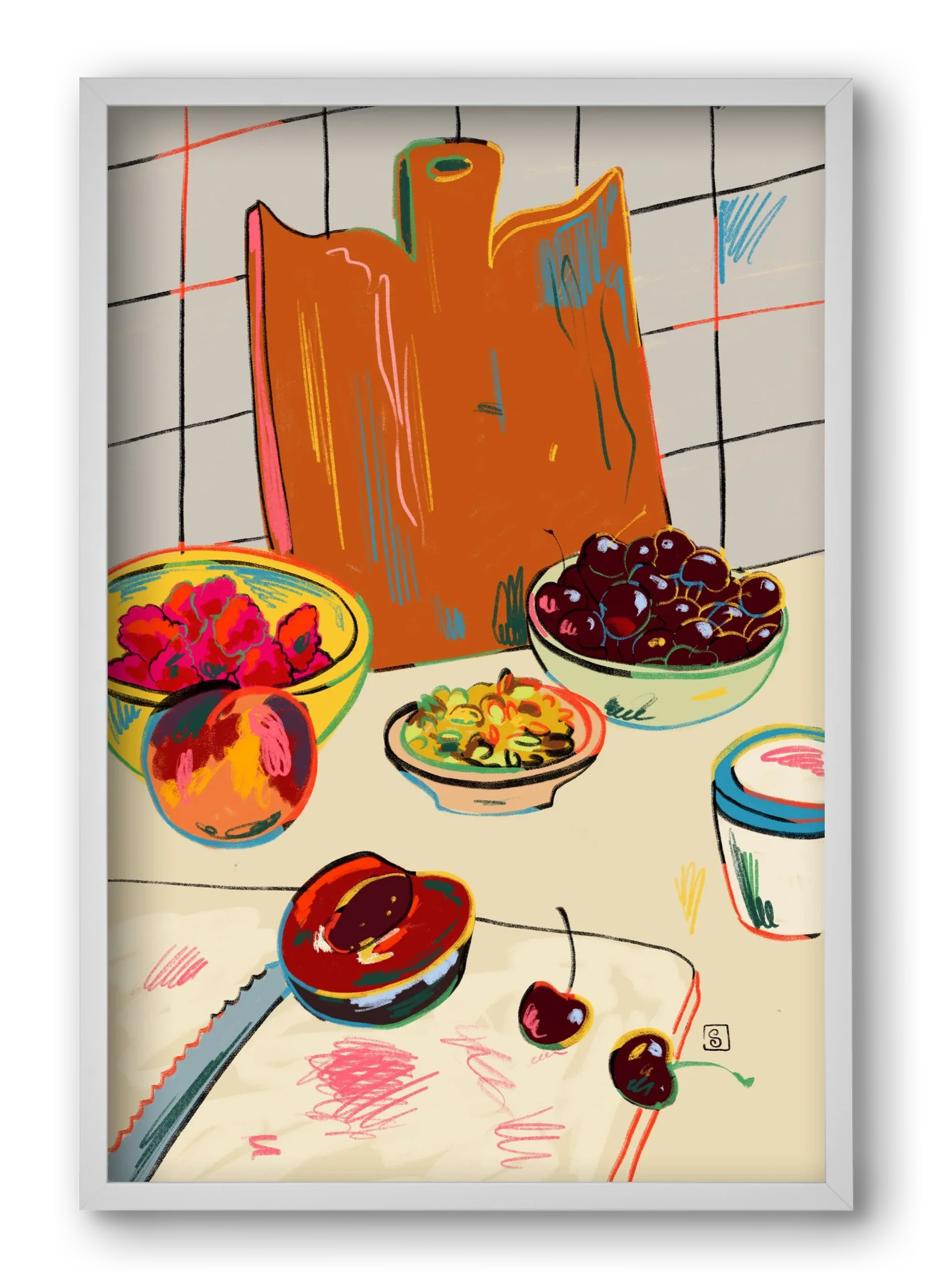 AUTUMN FRUIT STILL LIFE - artbridge