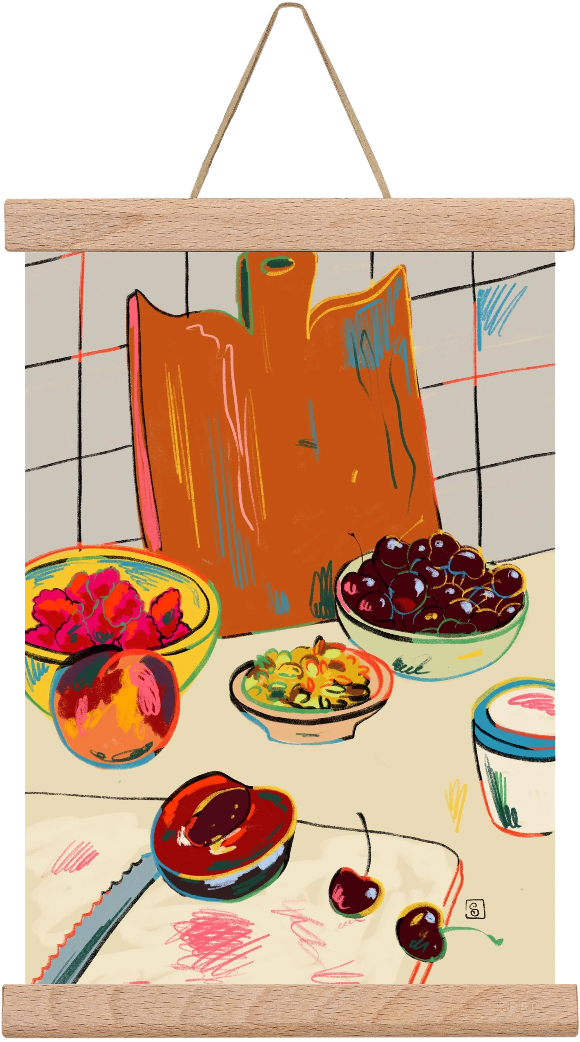 AUTUMN FRUIT STILL LIFE - artbridge