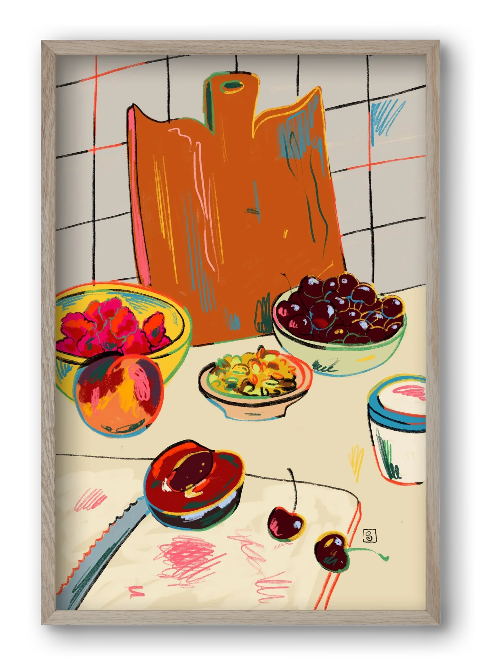 AUTUMN FRUIT STILL LIFE - artbridge