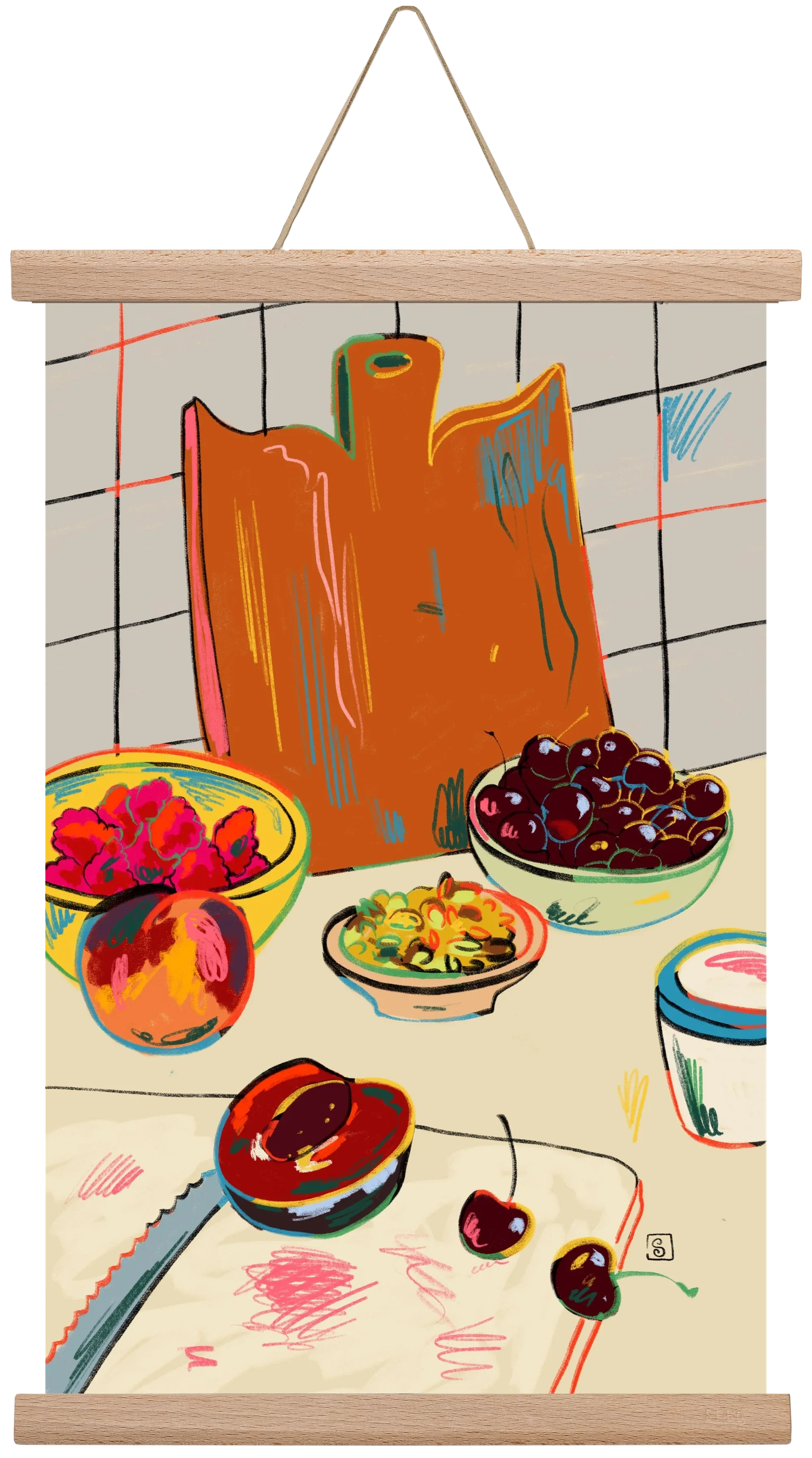 AUTUMN FRUIT STILL LIFE - artbridge