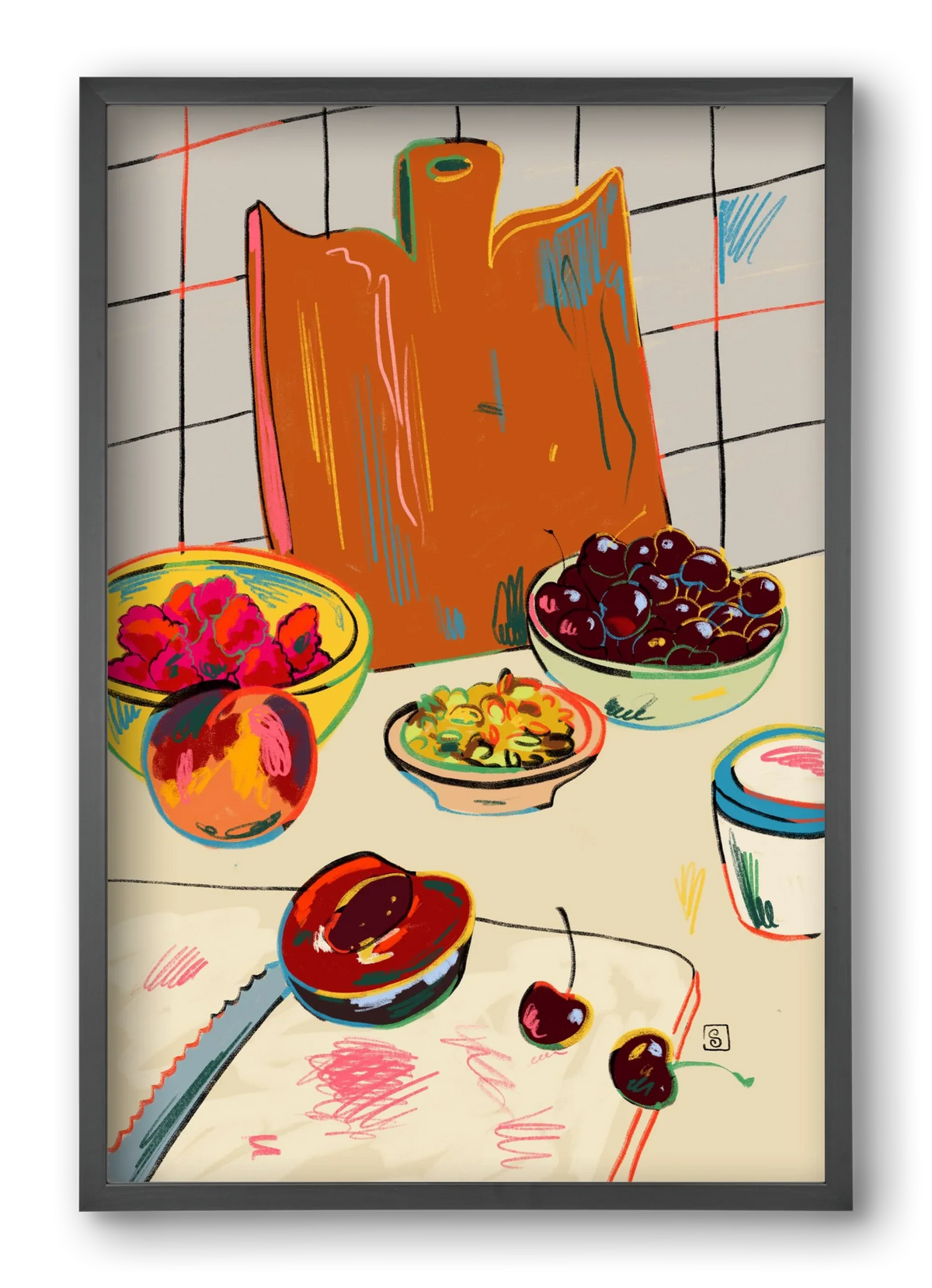 AUTUMN FRUIT STILL LIFE - artbridge