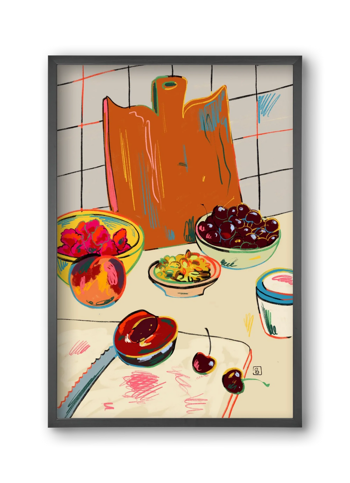 AUTUMN FRUIT STILL LIFE - artbridge