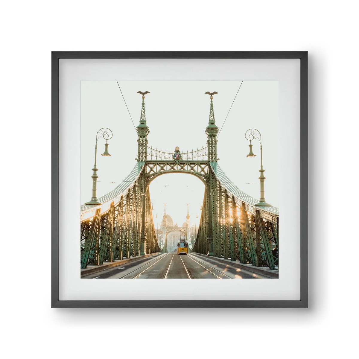 Liberty Bridge Sunset - artbridge