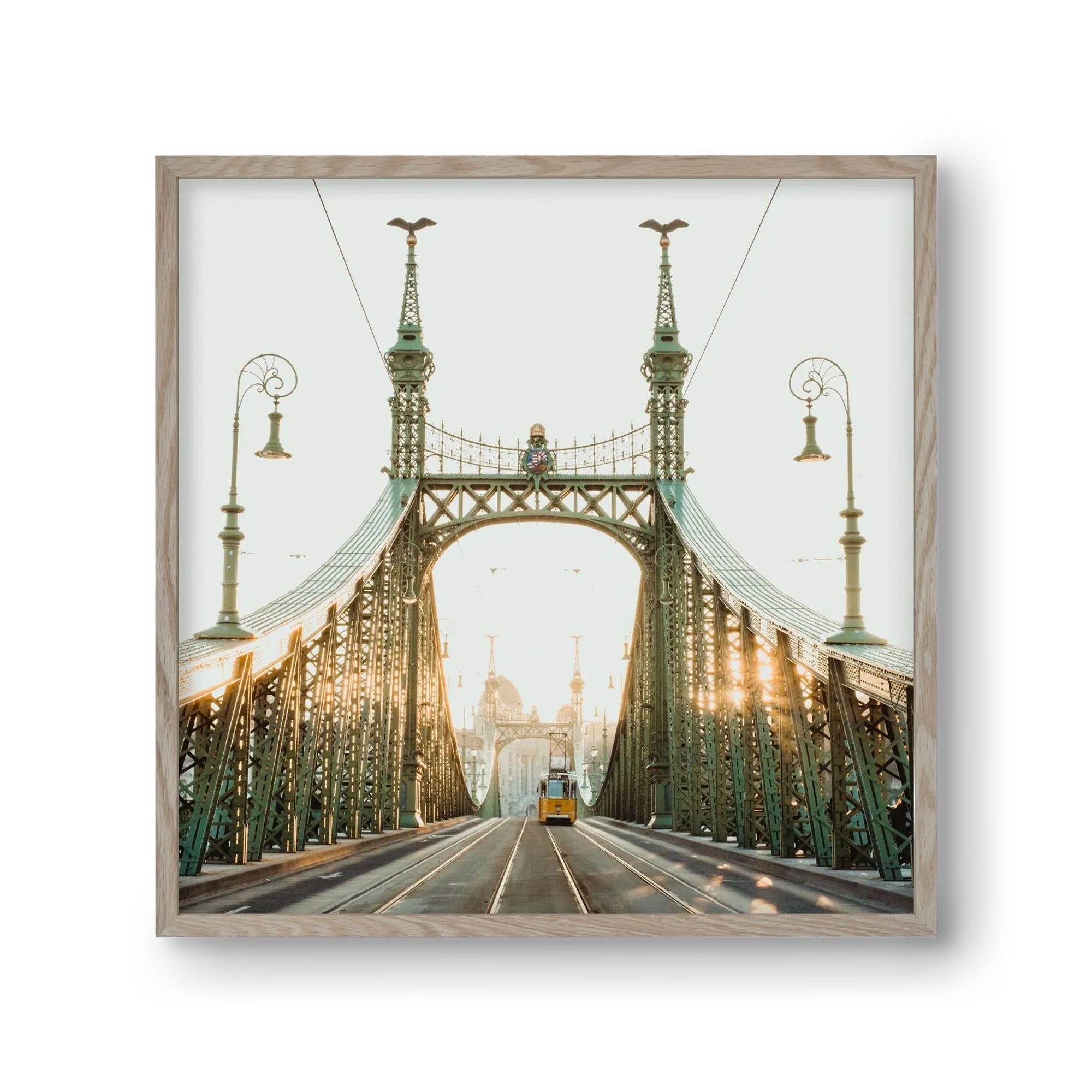 Liberty Bridge Sunset - artbridge
