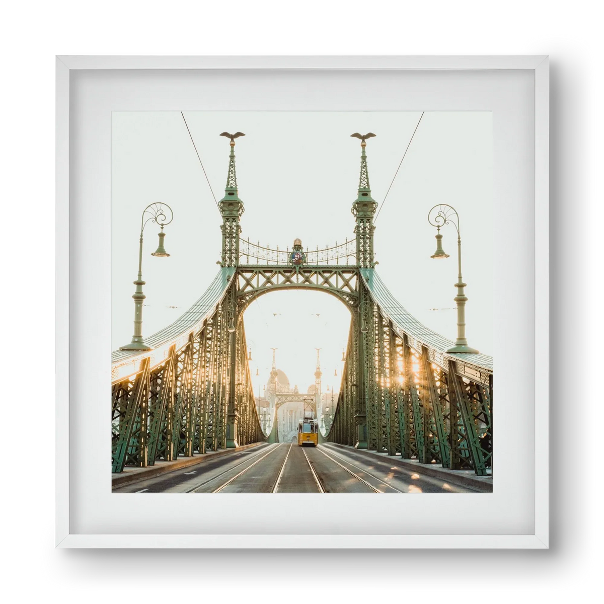 Liberty Bridge Sunset - artbridge
