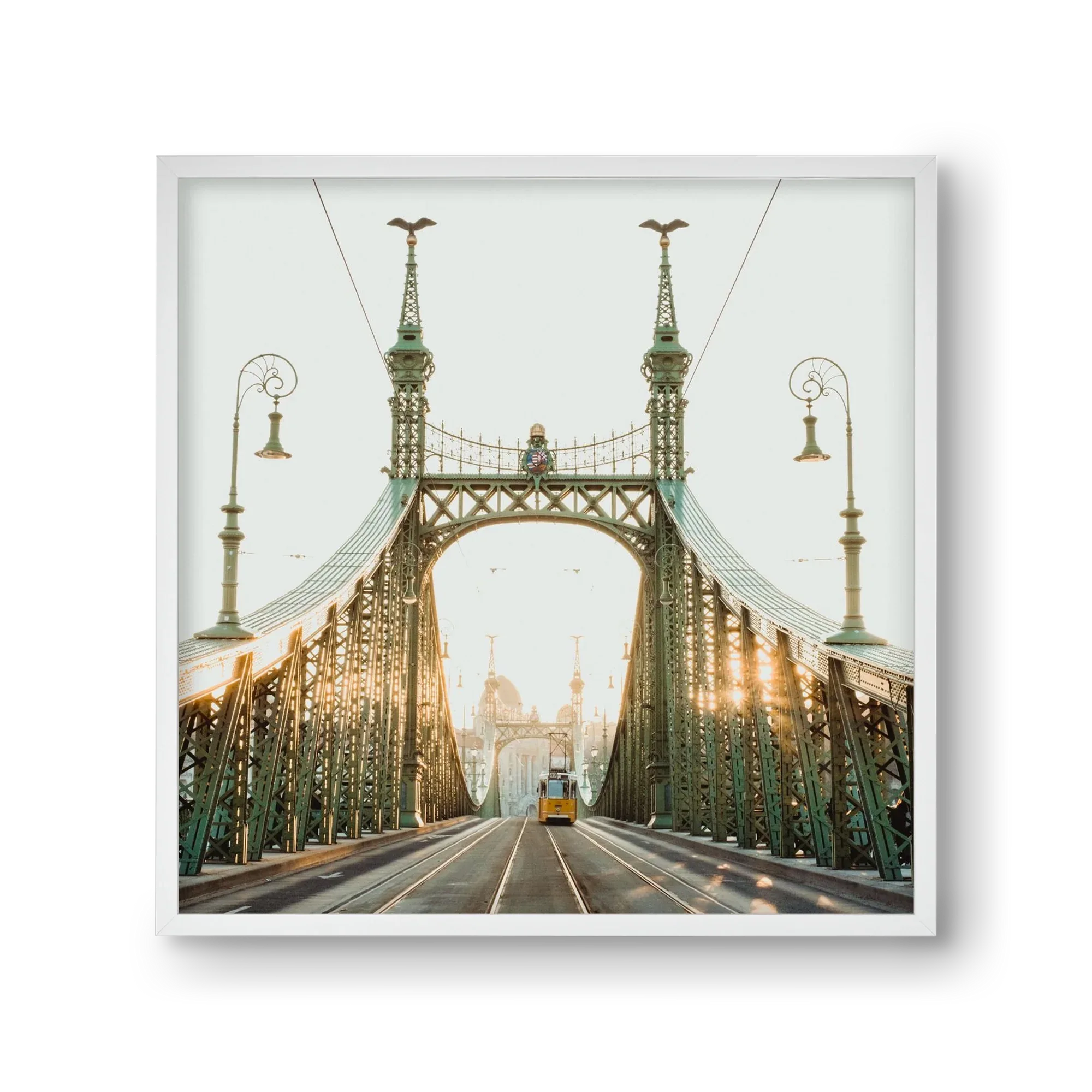 Liberty Bridge Sunset - artbridge