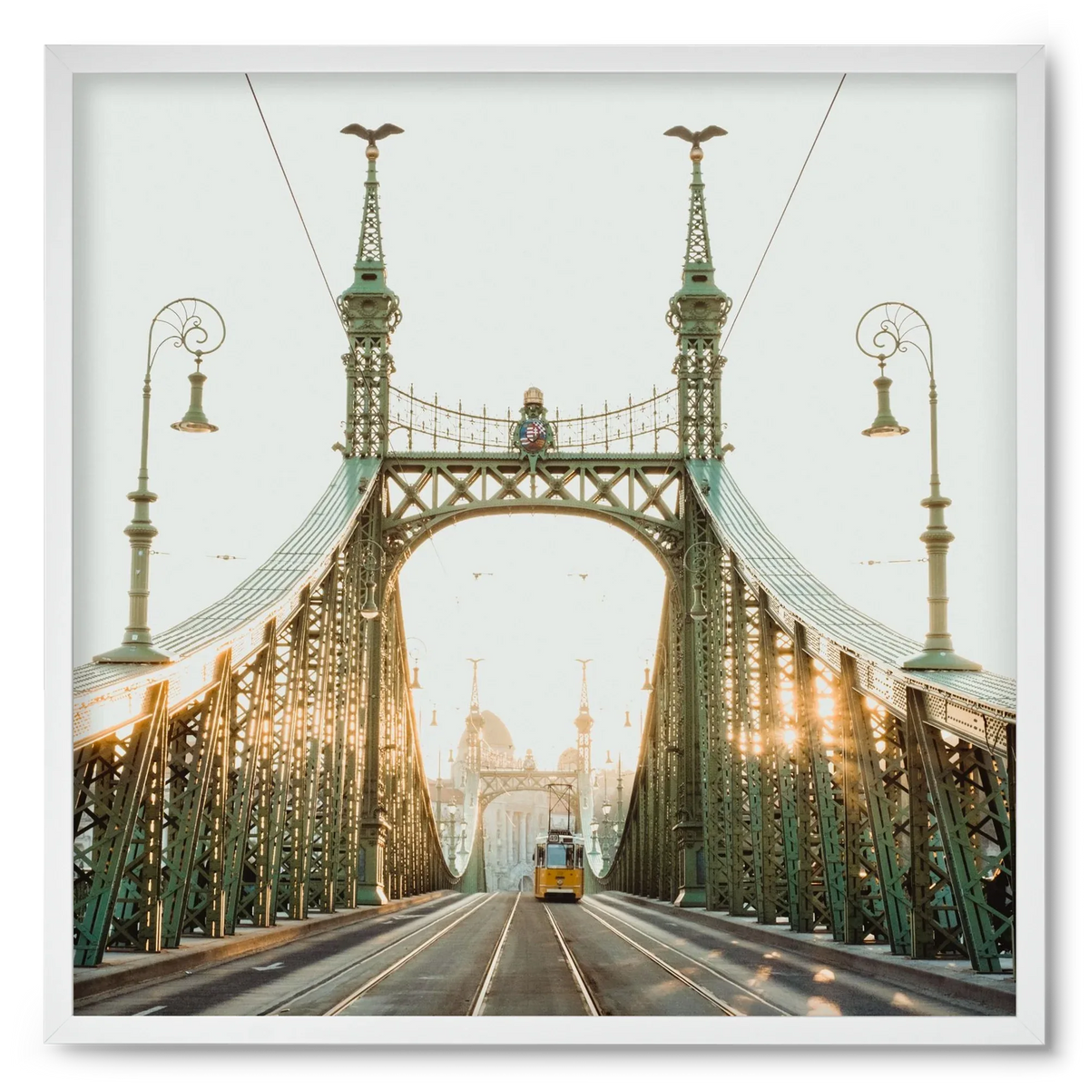 Liberty Bridge Sunset - artbridge