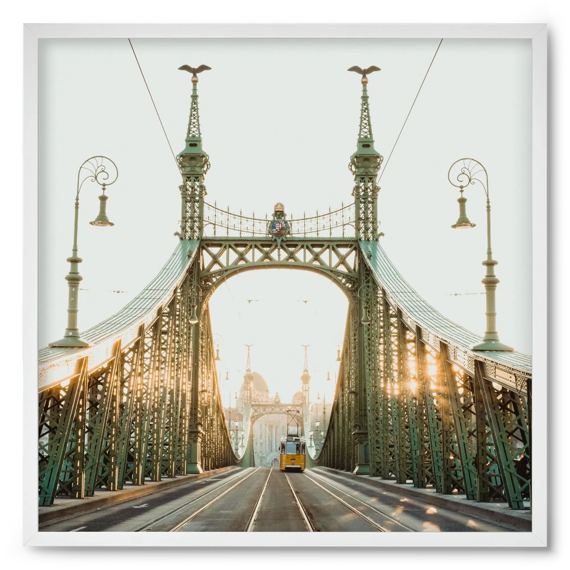 Liberty Bridge Sunset - artbridge