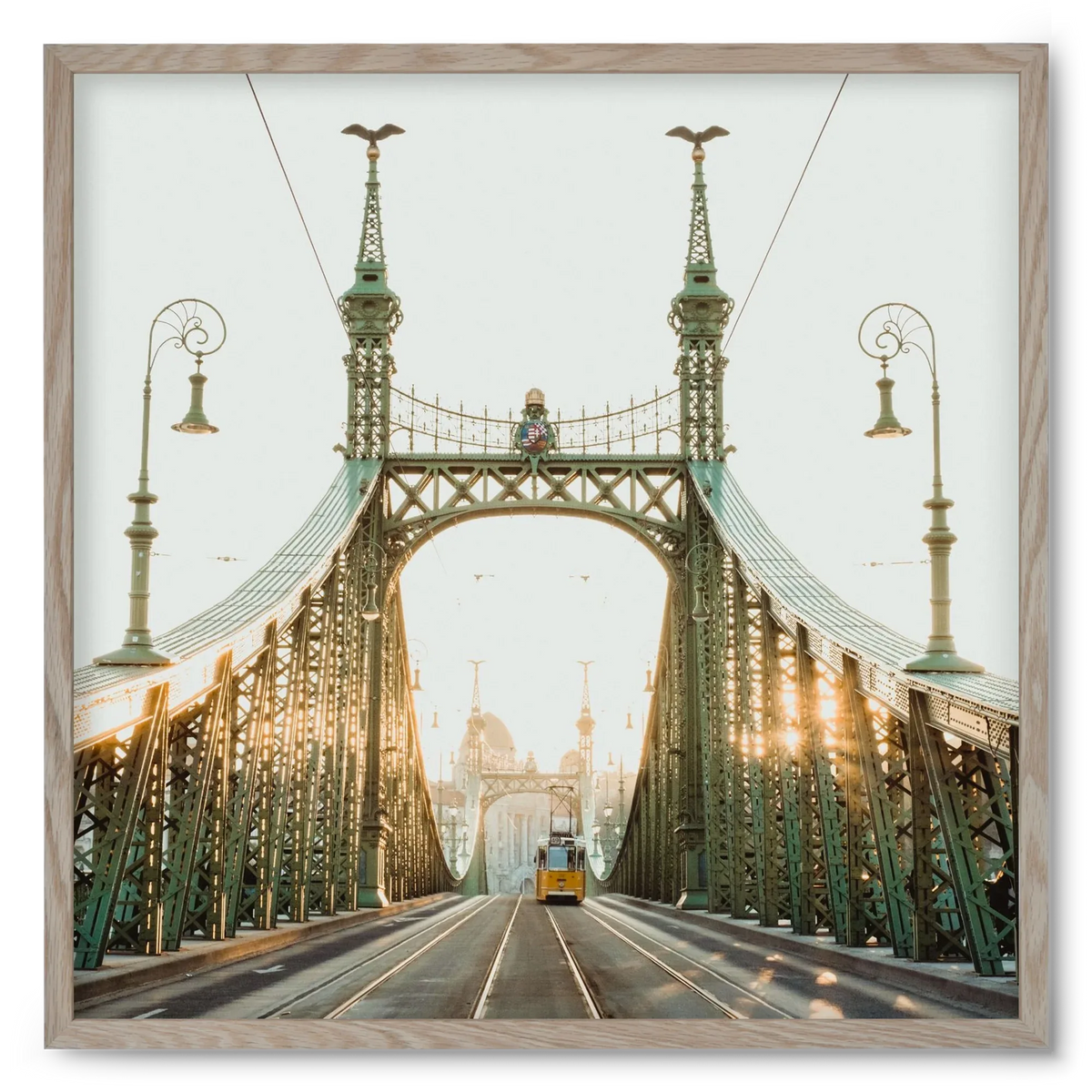 Liberty Bridge Sunset - artbridge