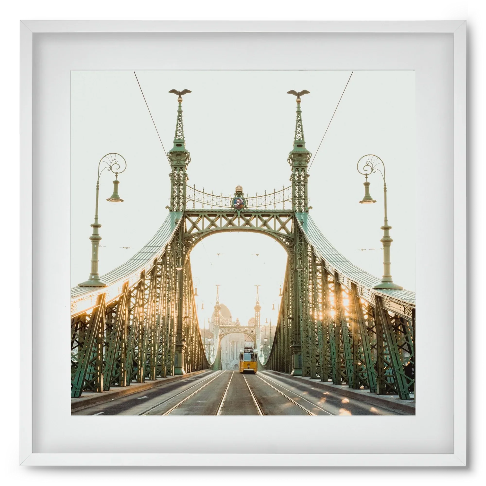 Liberty Bridge Sunset - artbridge