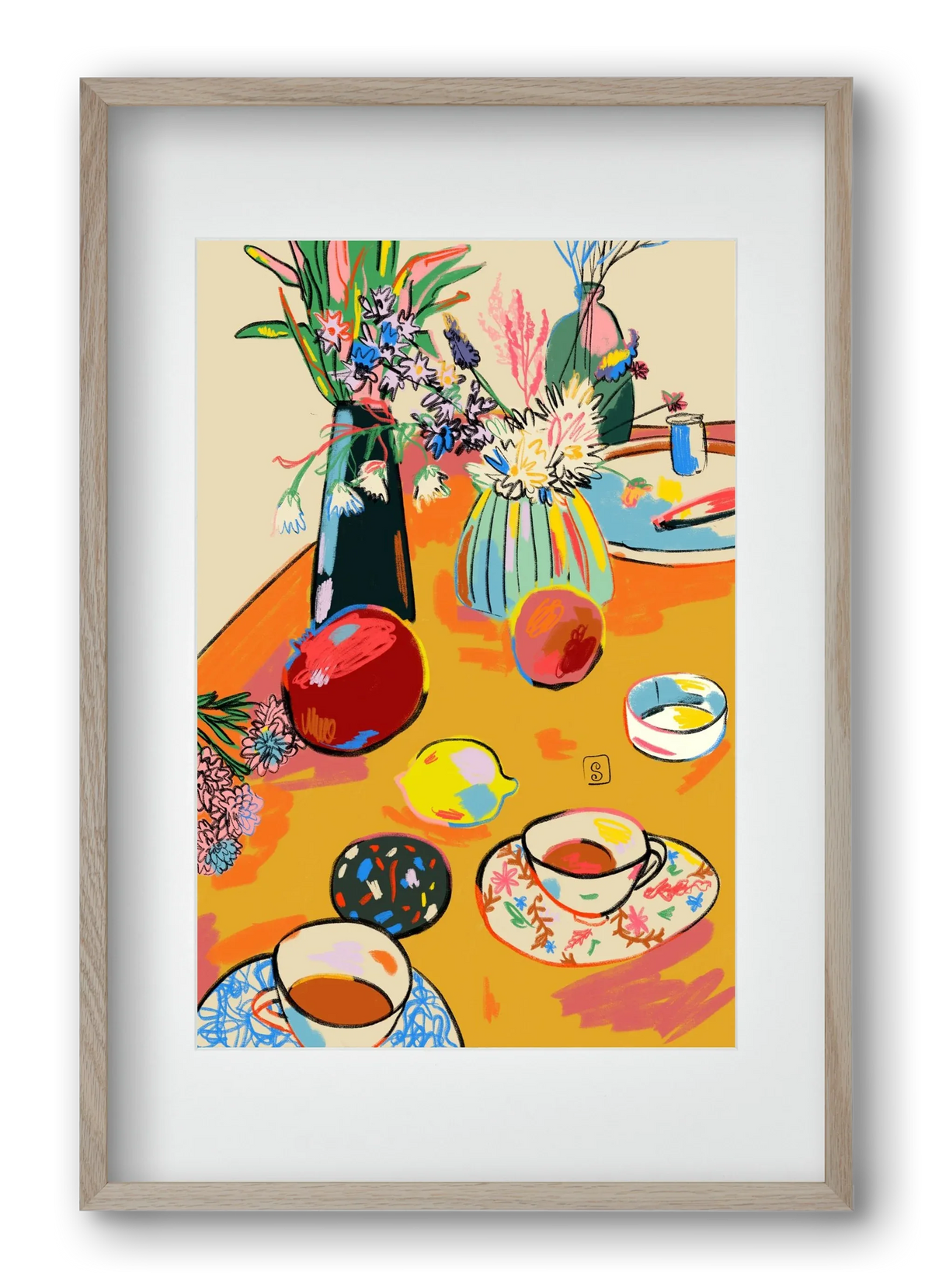 TEA AND FLOWERS AT HOME - artbridge