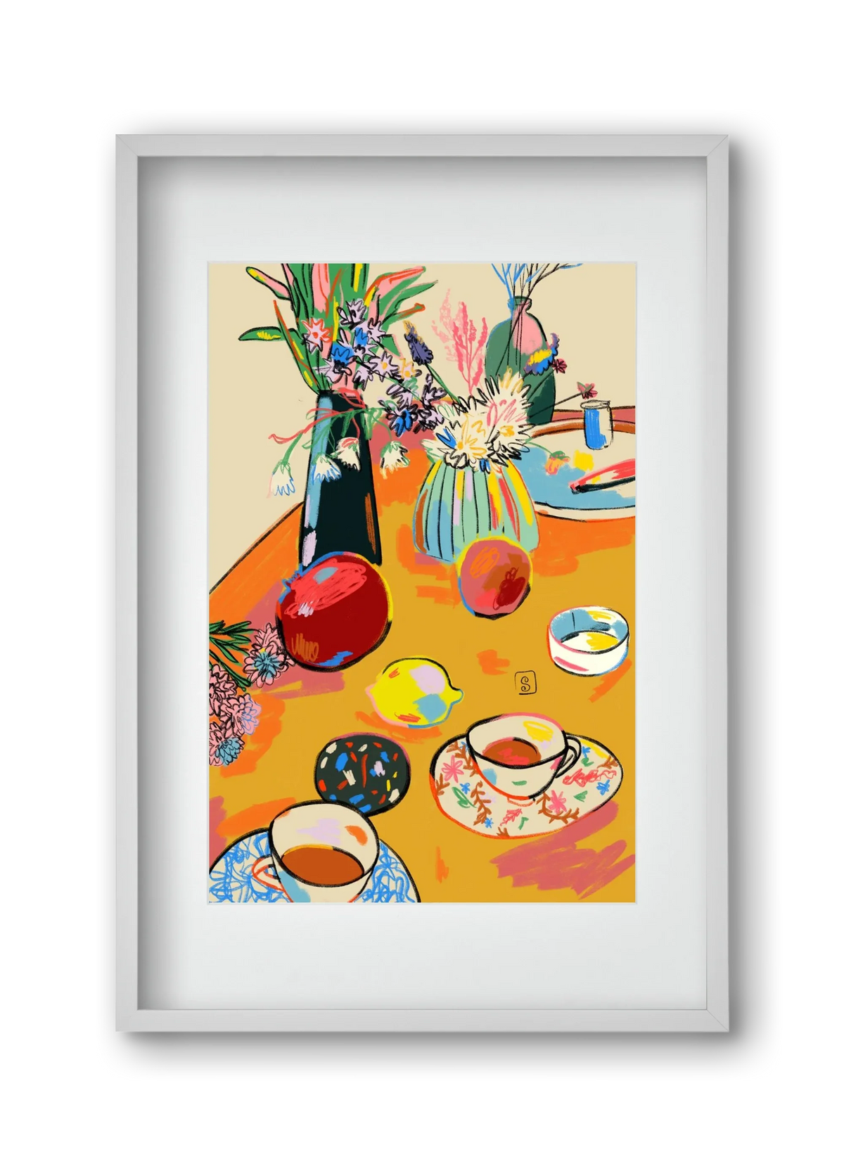 TEA AND FLOWERS AT HOME - artbridge