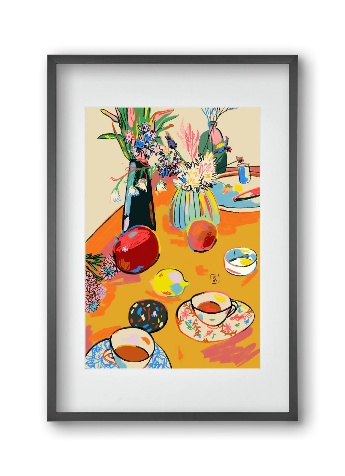 TEA AND FLOWERS AT HOME - artbridge