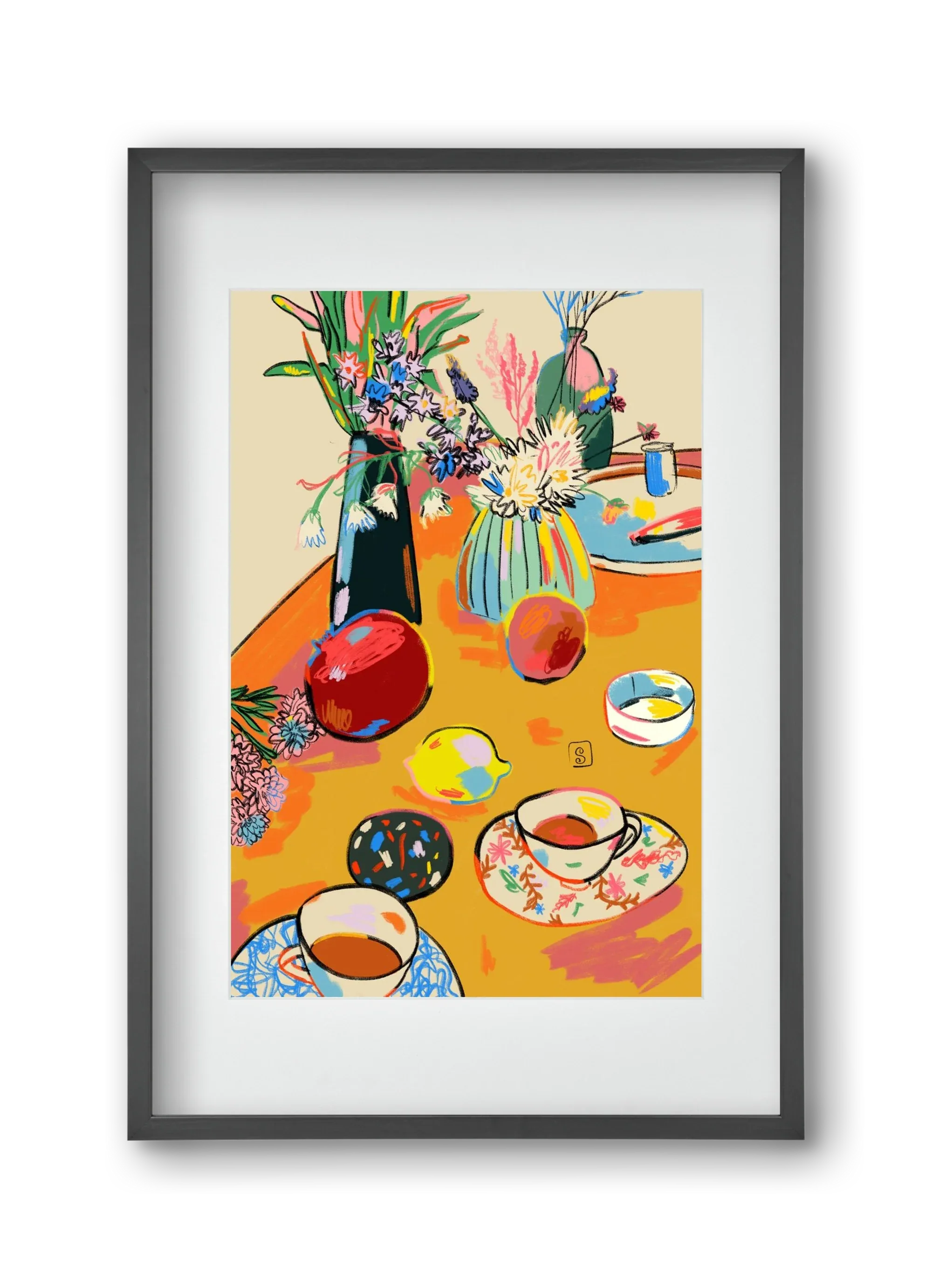 TEA AND FLOWERS AT HOME - artbridge