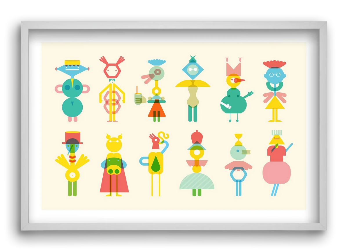 Geometric Friends - artbridge