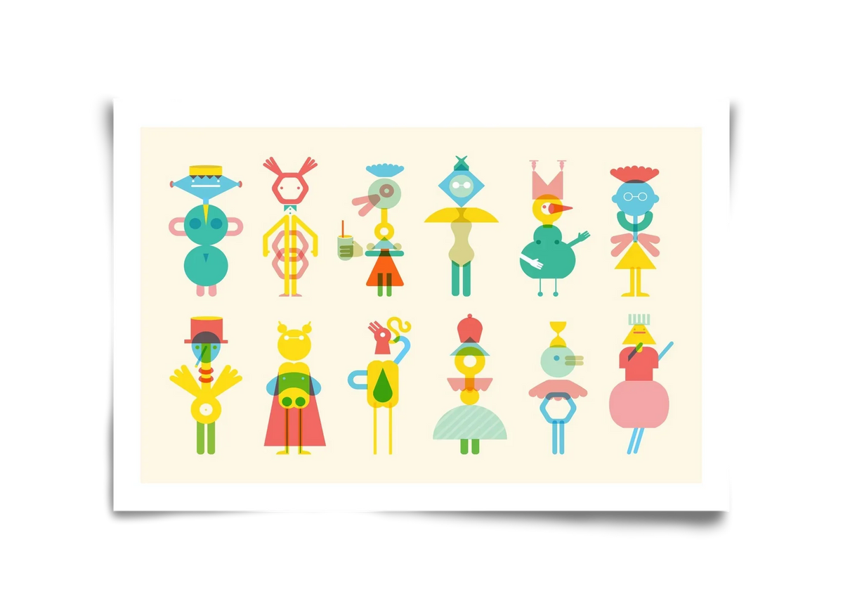 Geometric Friends - artbridge