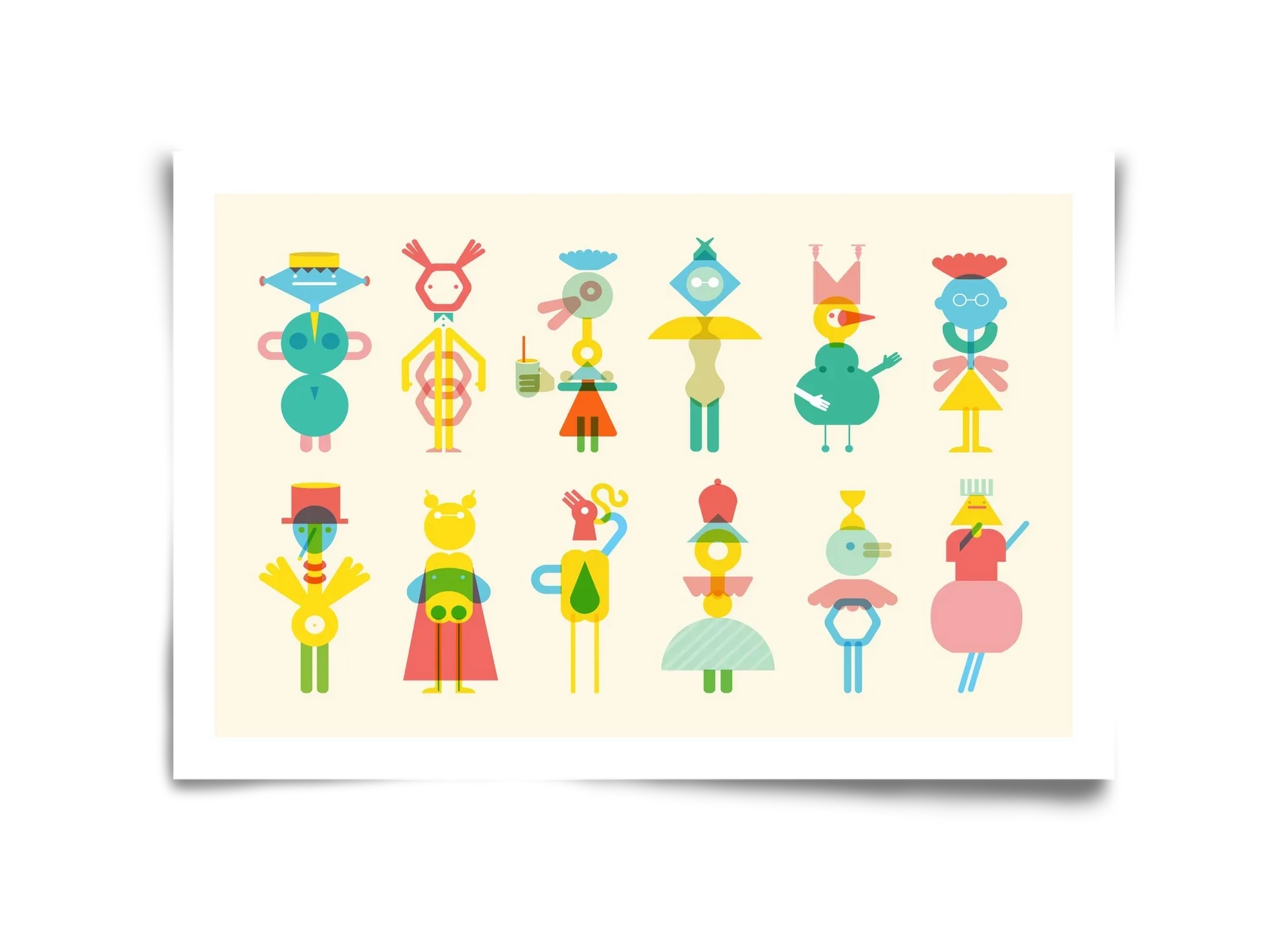Geometric Friends - artbridge