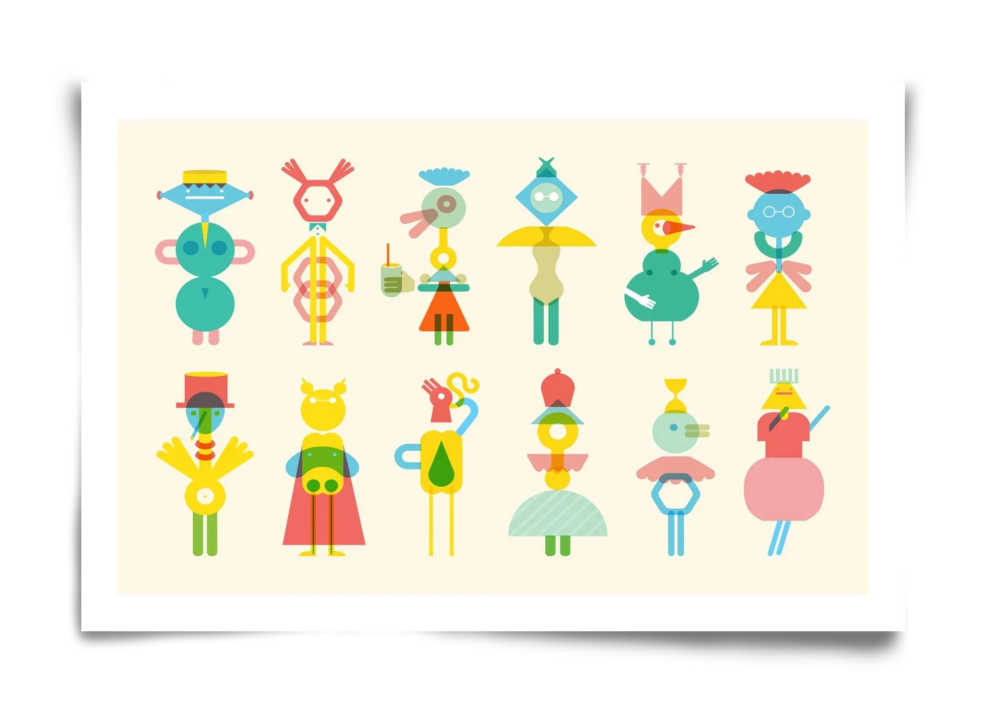 Geometric Friends - artbridge